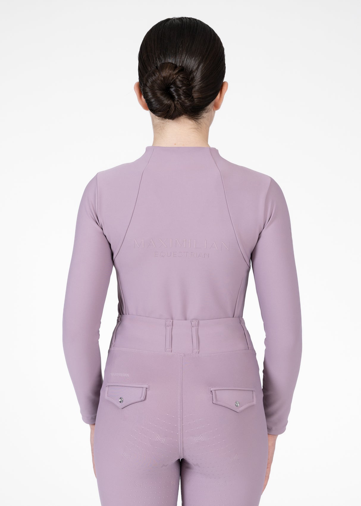 Maximilian Young Rider Long Sleeve Base Layer Orchid