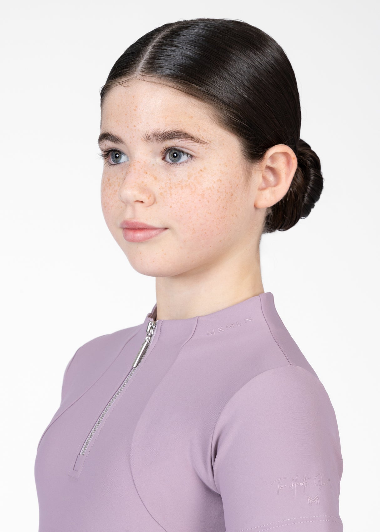 Maximilian Young Rider Short Sleeve Base Layer Orchid