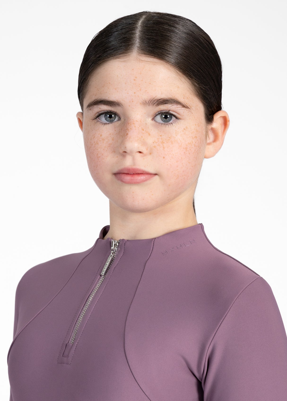 Maximilian Young Rider Long Sleeve Base Layer Plum
