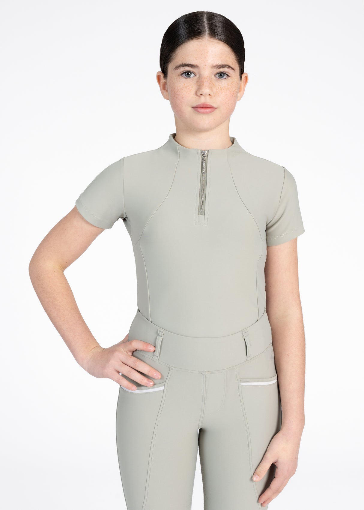 Maximilian Young Rider Short Sleeve Base Layer Laurel