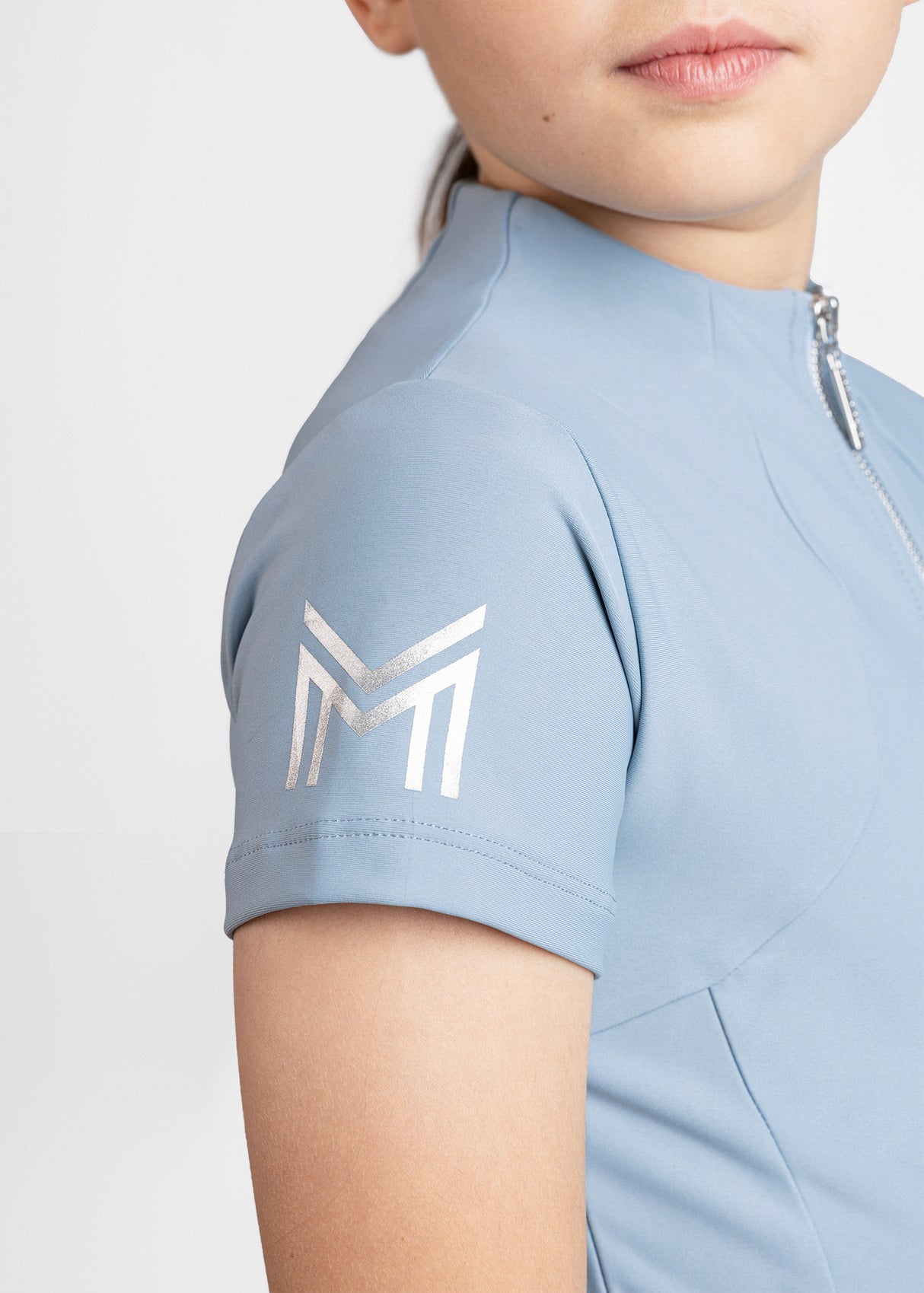 Maximilian Young Rider Short Sleeve Base Layer Aqua
