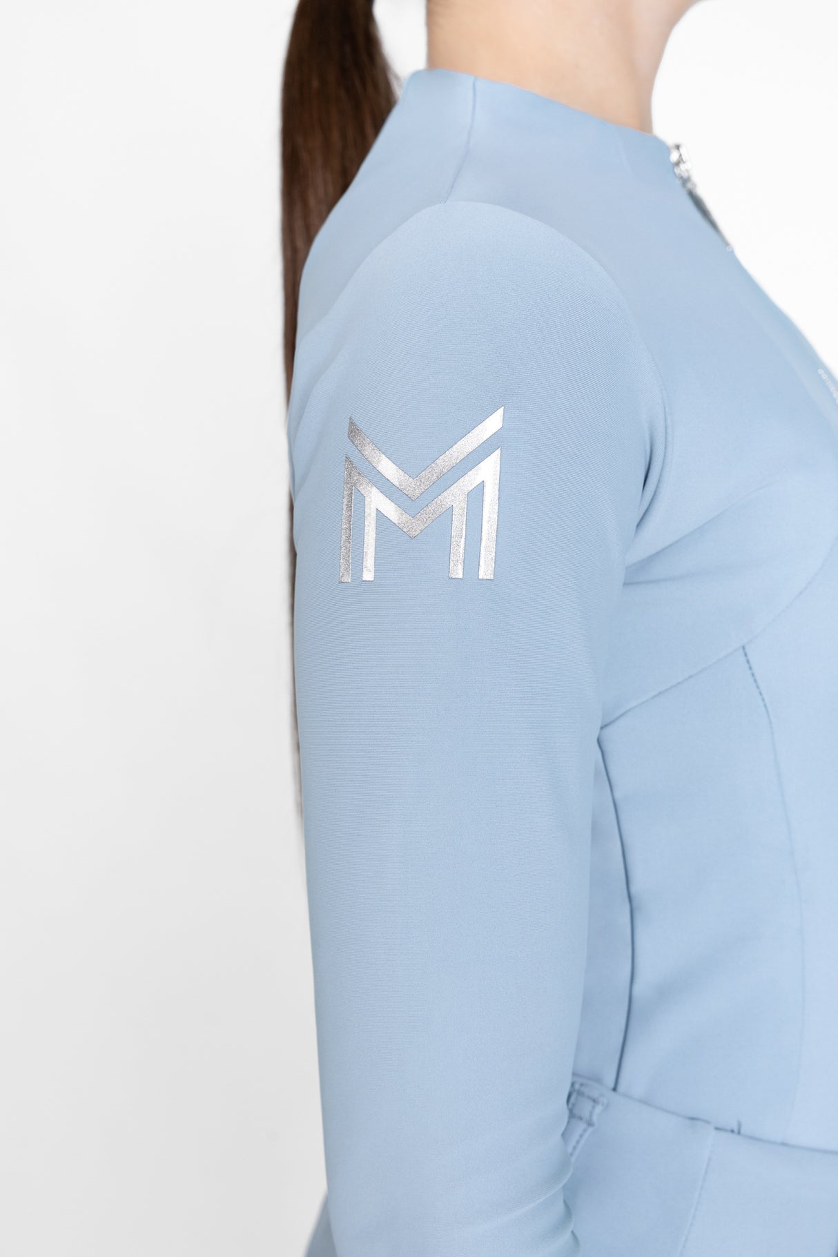 Maximilian Young Rider Long Sleeve Base Layer Aqua
