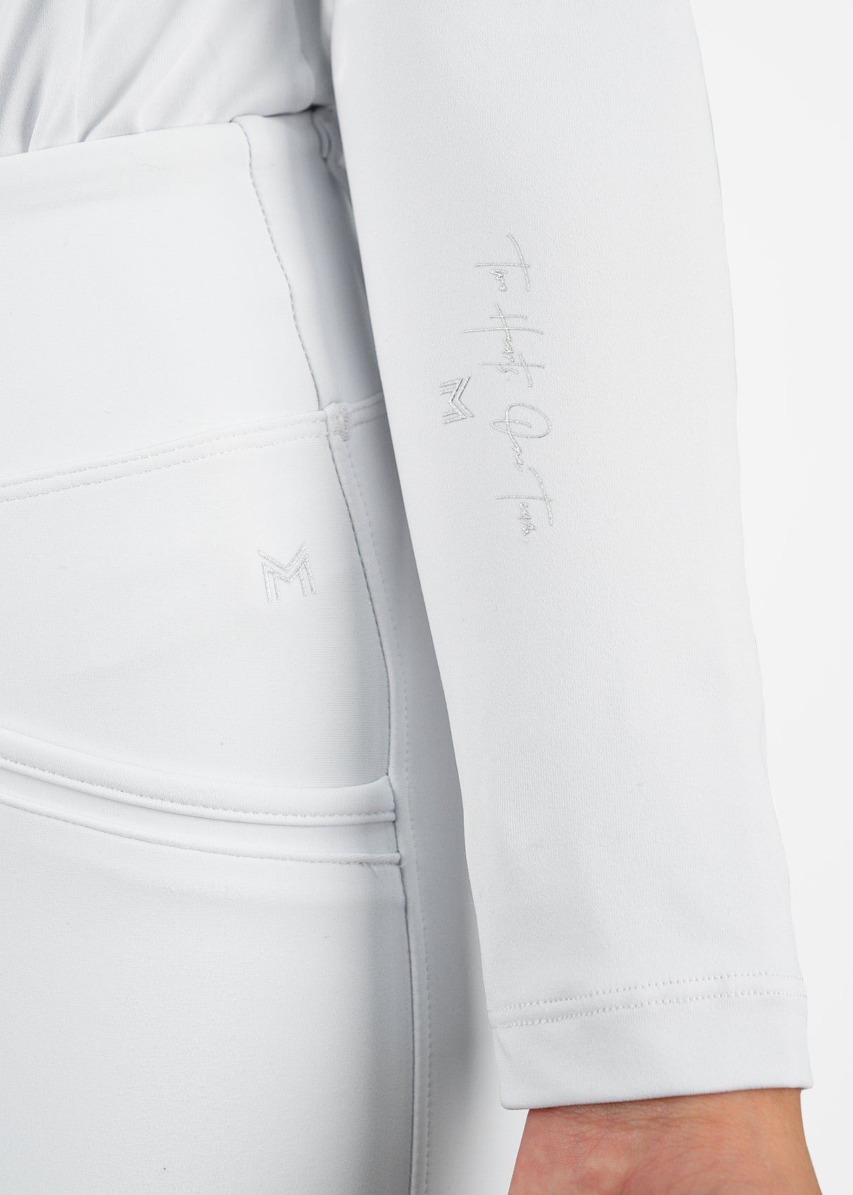 Maximilian Young Rider Long Sleeve Base Layer White