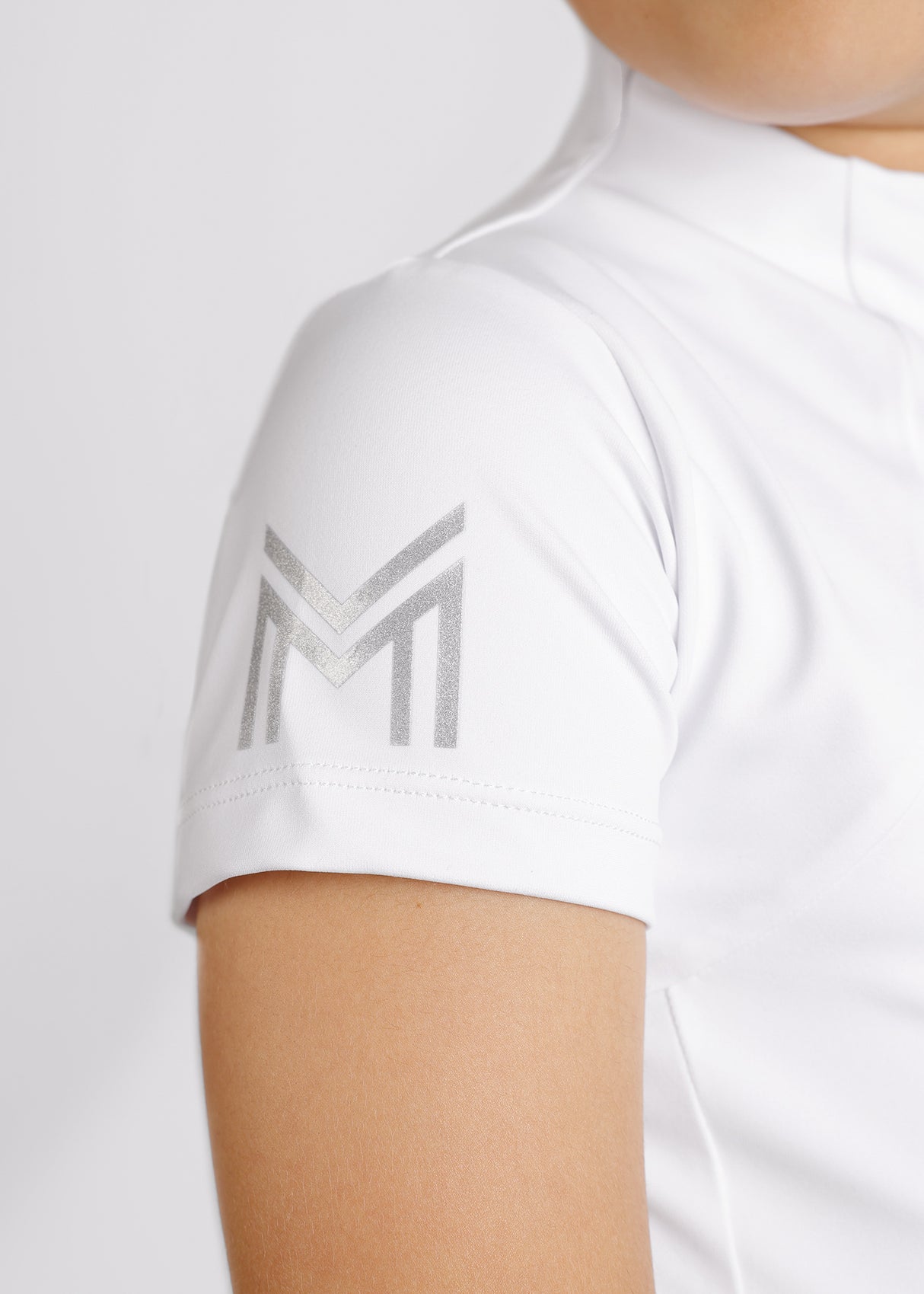 Maximilian Young Rider Short Sleeve Base Layer White
