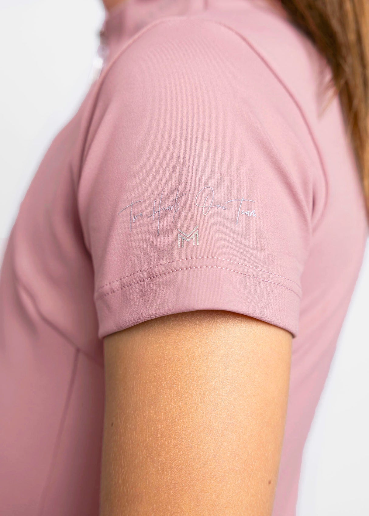Maximilian Young Rider Short Sleeve Base Layer Rose Taupe