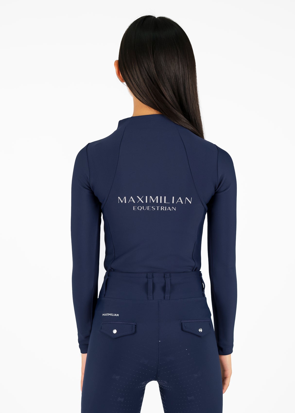 Maximilian Young Rider Long Sleeve Base Layer Navy
