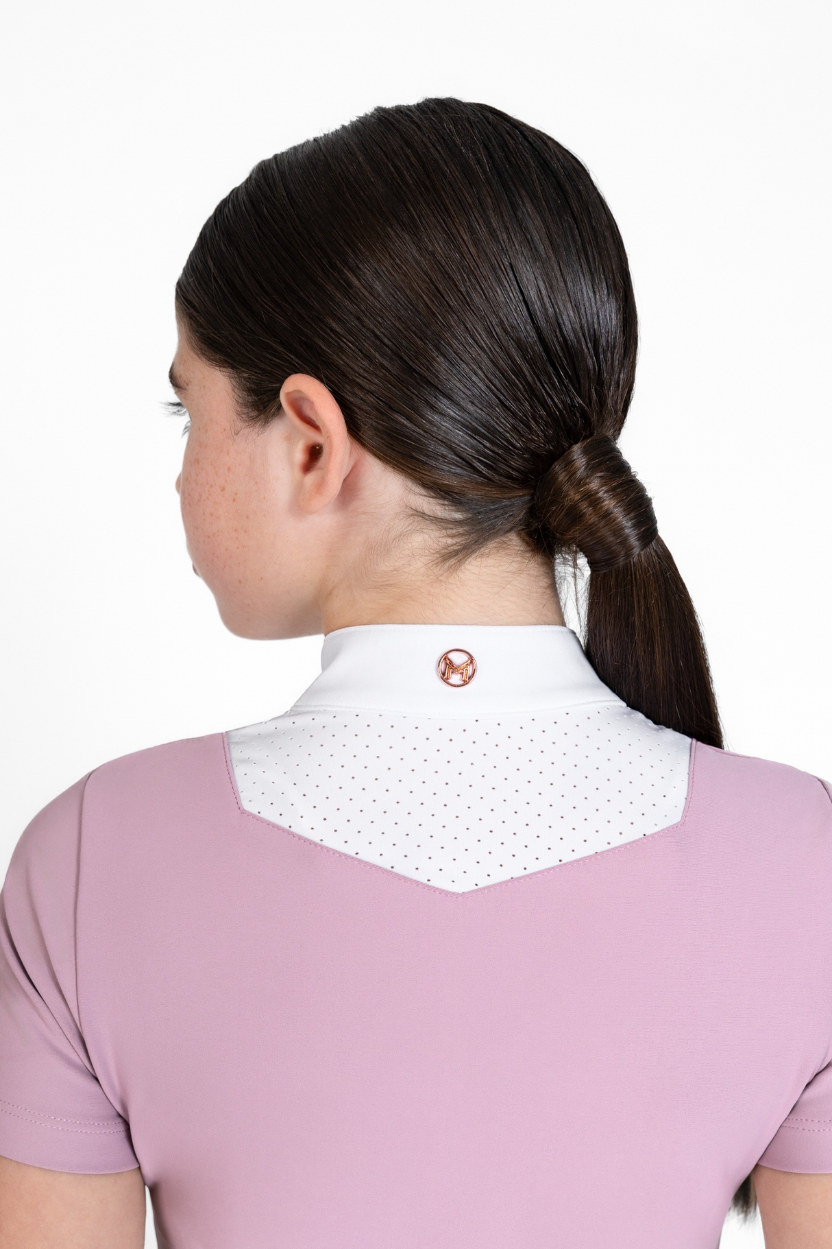 Maximilian Young Rider Sienna Short Sleeve Show Shirt Mauve