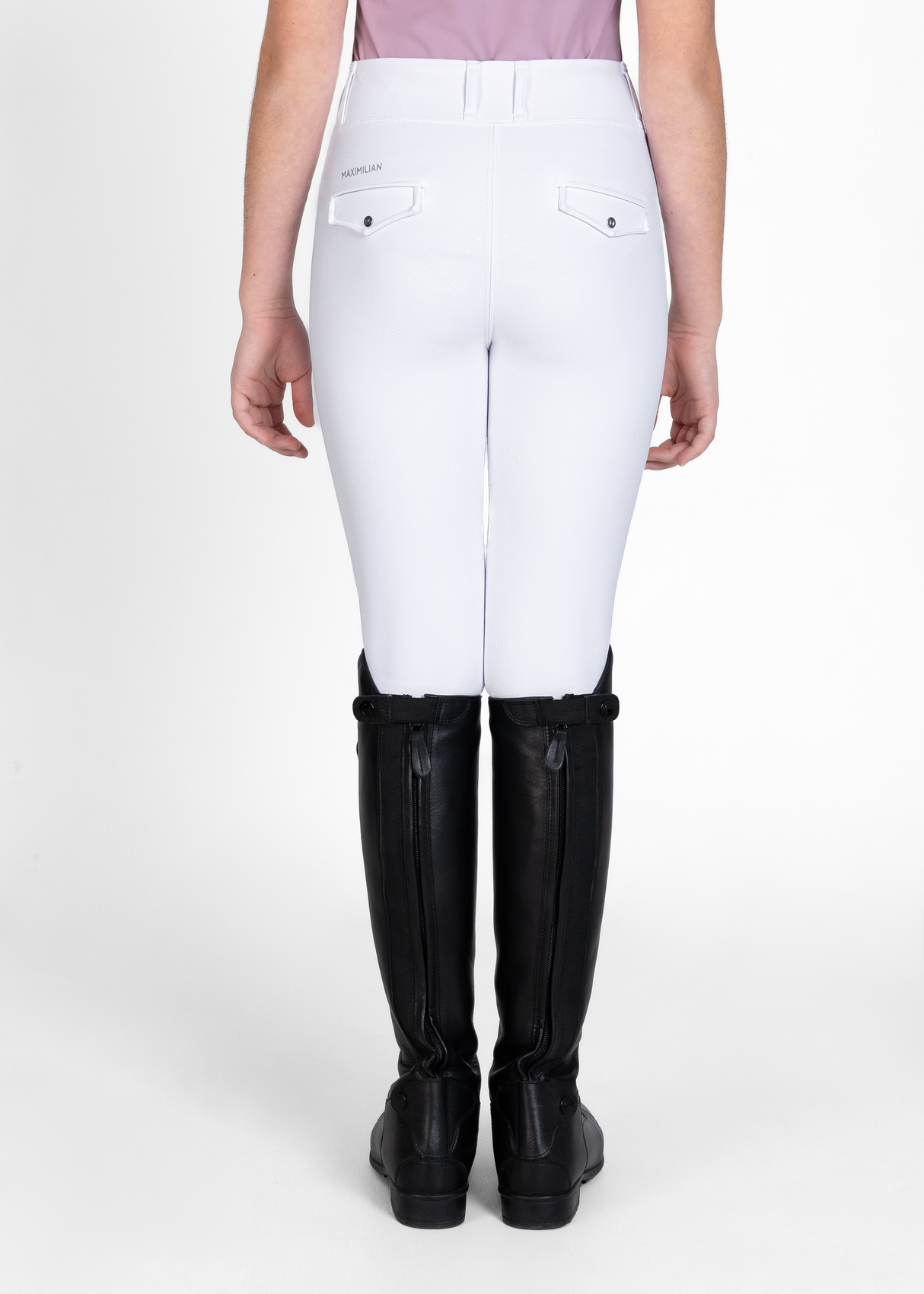 Maximilian Young Rider Pro Riding Leggings White