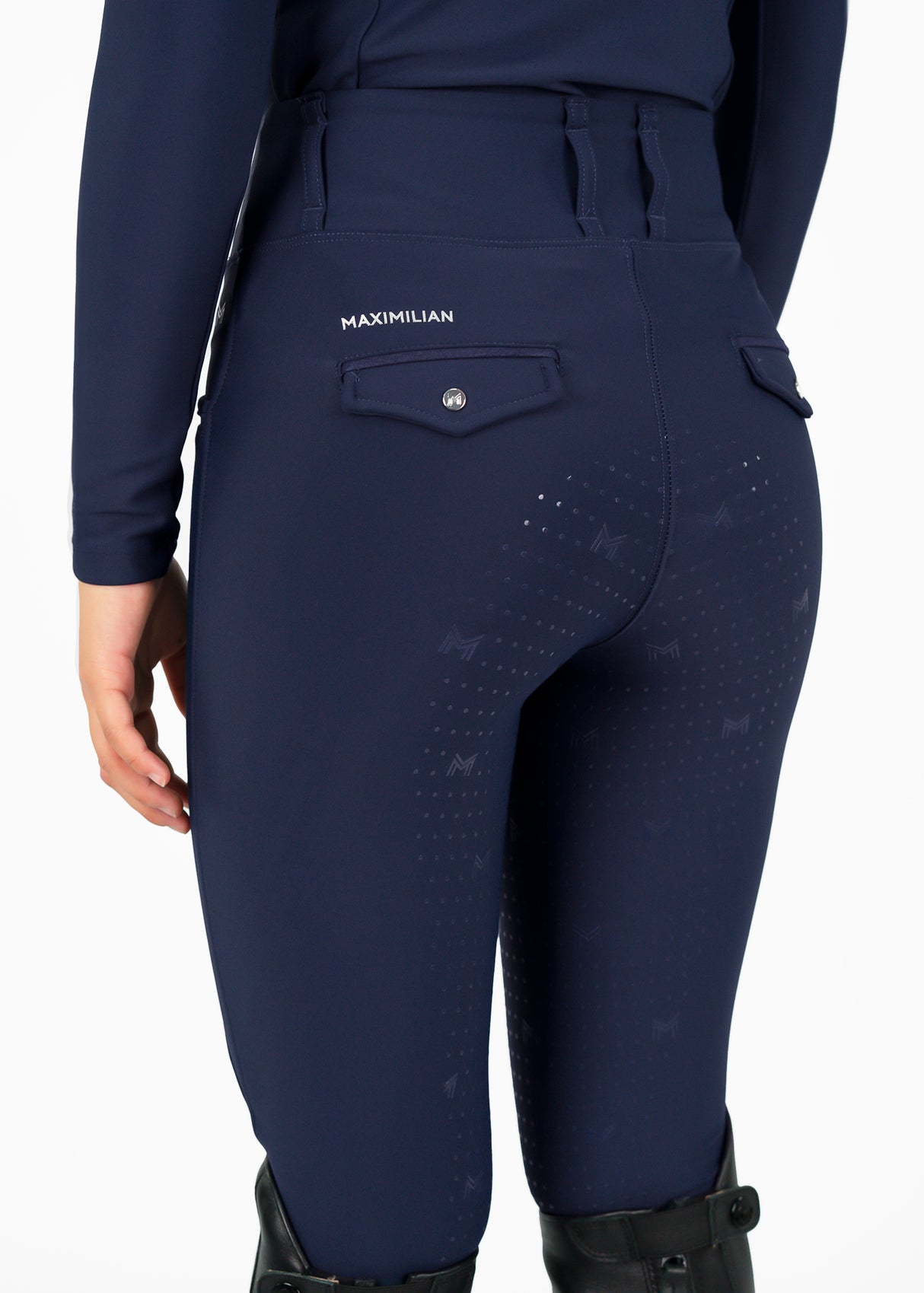 Maximilian Young Rider Pro Riding Leggings Navy
