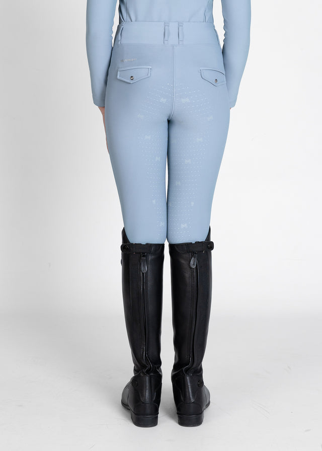 Maximilian Young Rider Pro Riding Leggings Aqua