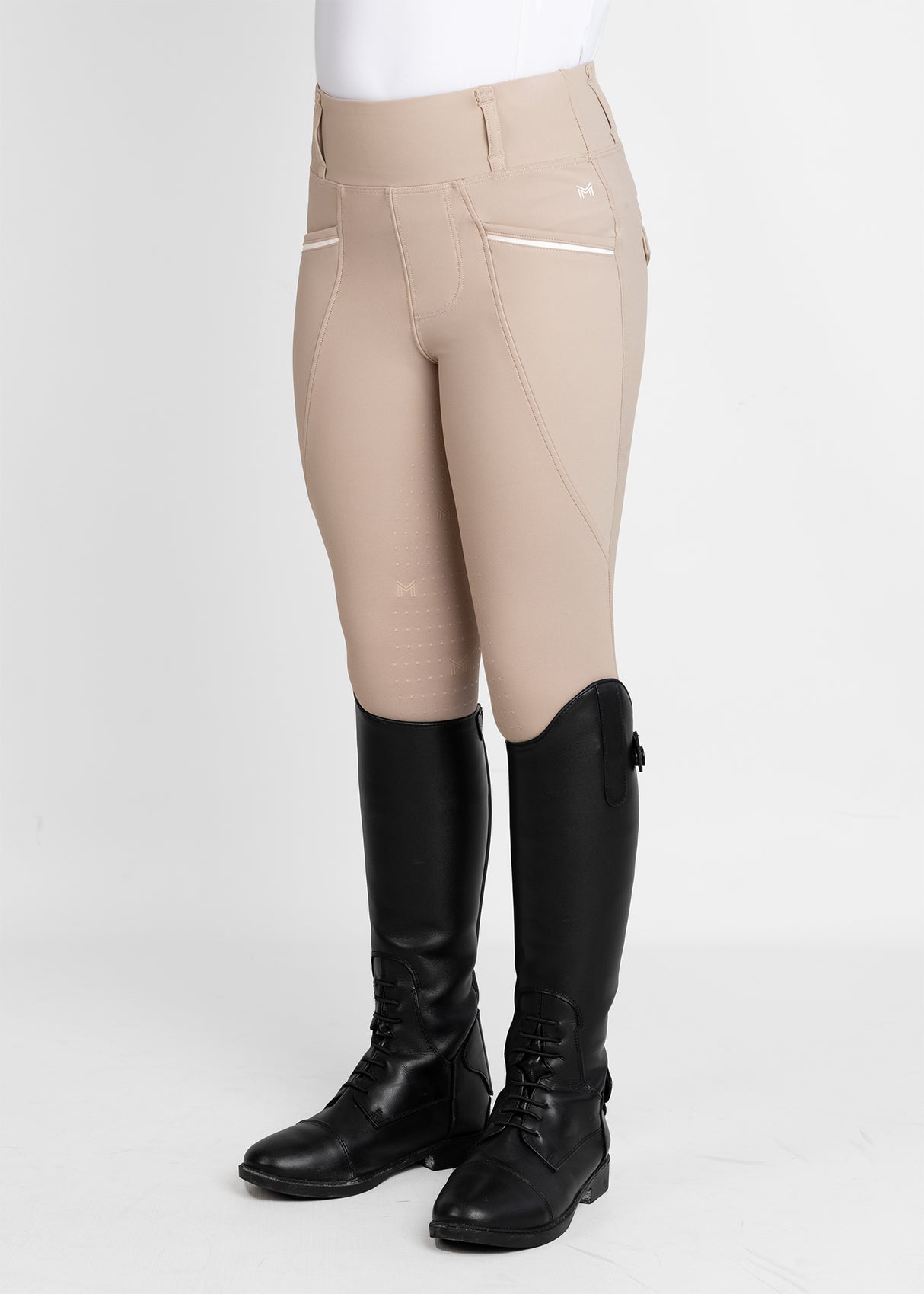 Maximilian Young Rider Pro Riding Leggings Beige