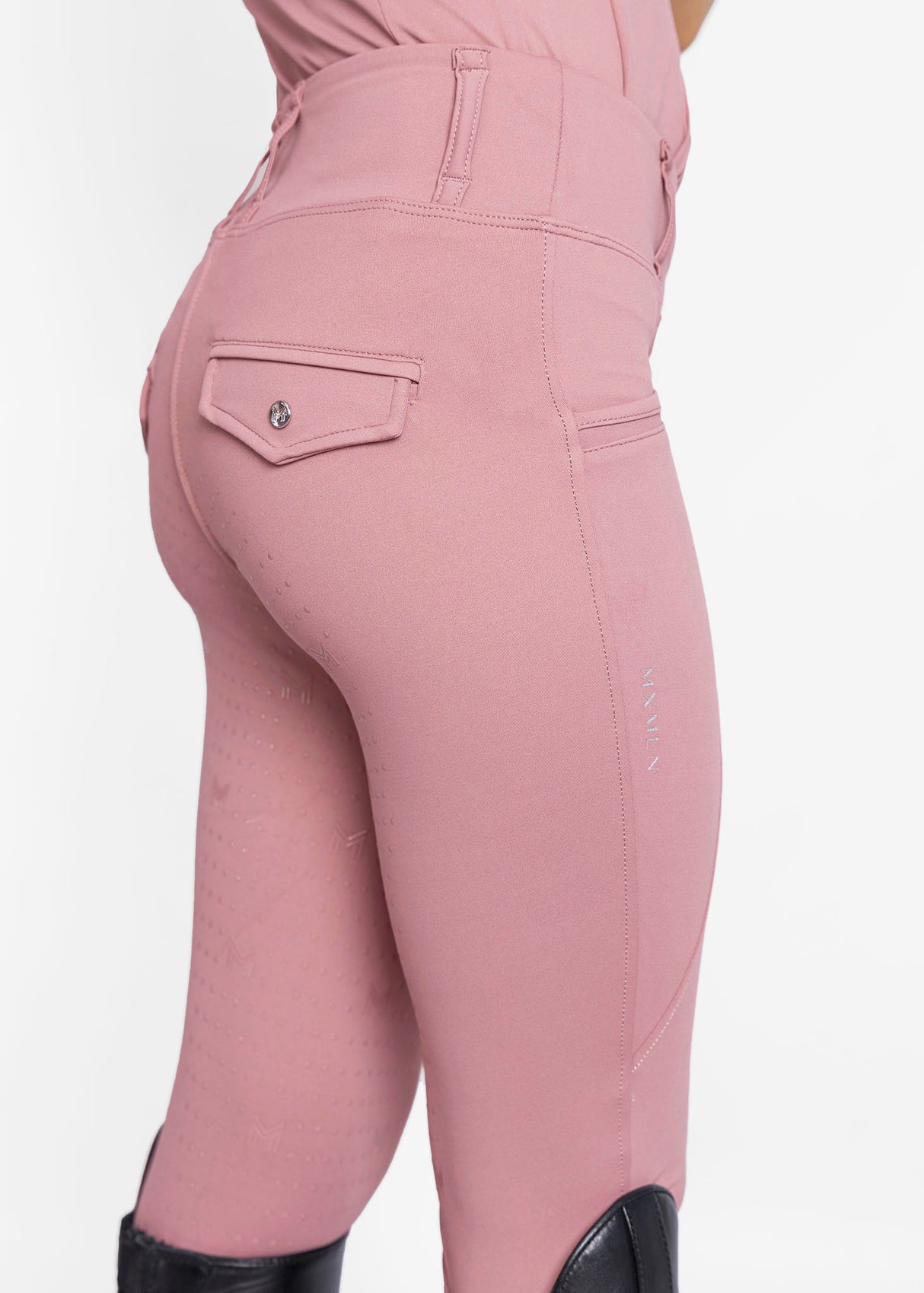 Maximilian Young Rider Pro Riding Leggings Rose Taupe