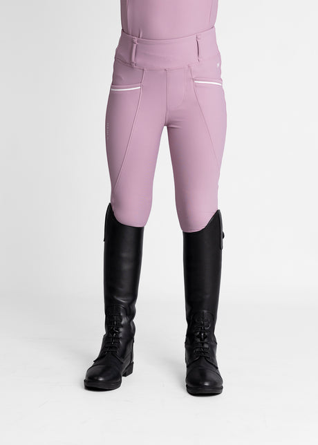 Maximilian Young Rider Pro Riding Leggings Mauve