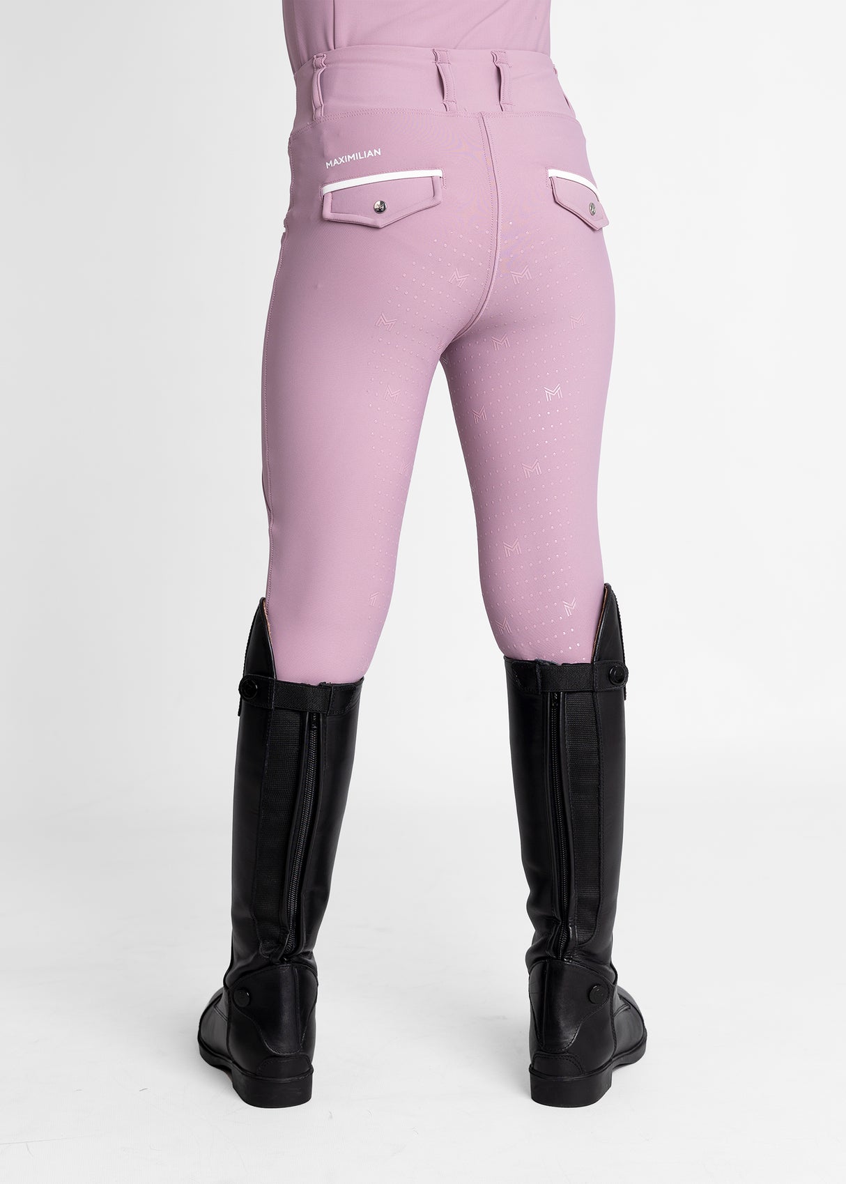 Maximilian Young Rider Pro Riding Leggings Mauve