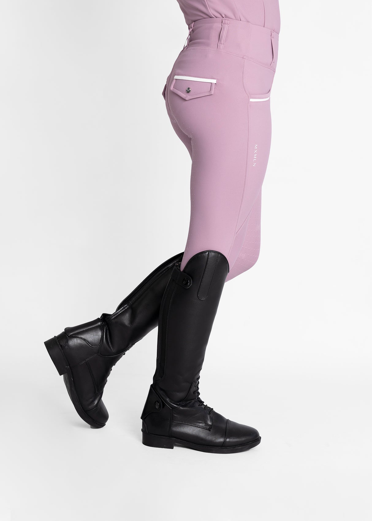 Maximilian Young Rider Pro Riding Leggings Mauve