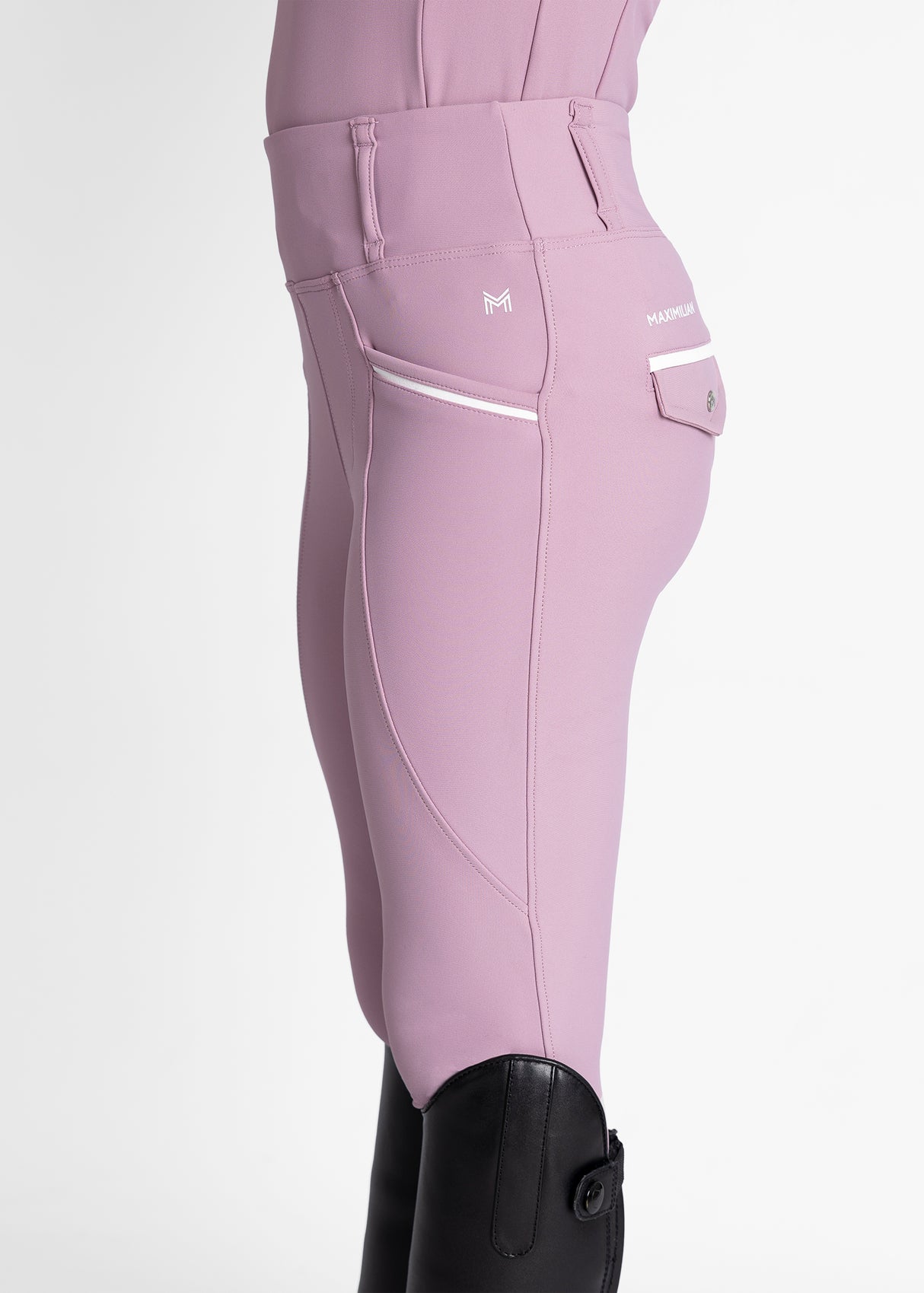 Maximilian Young Rider Pro Riding Leggings Mauve