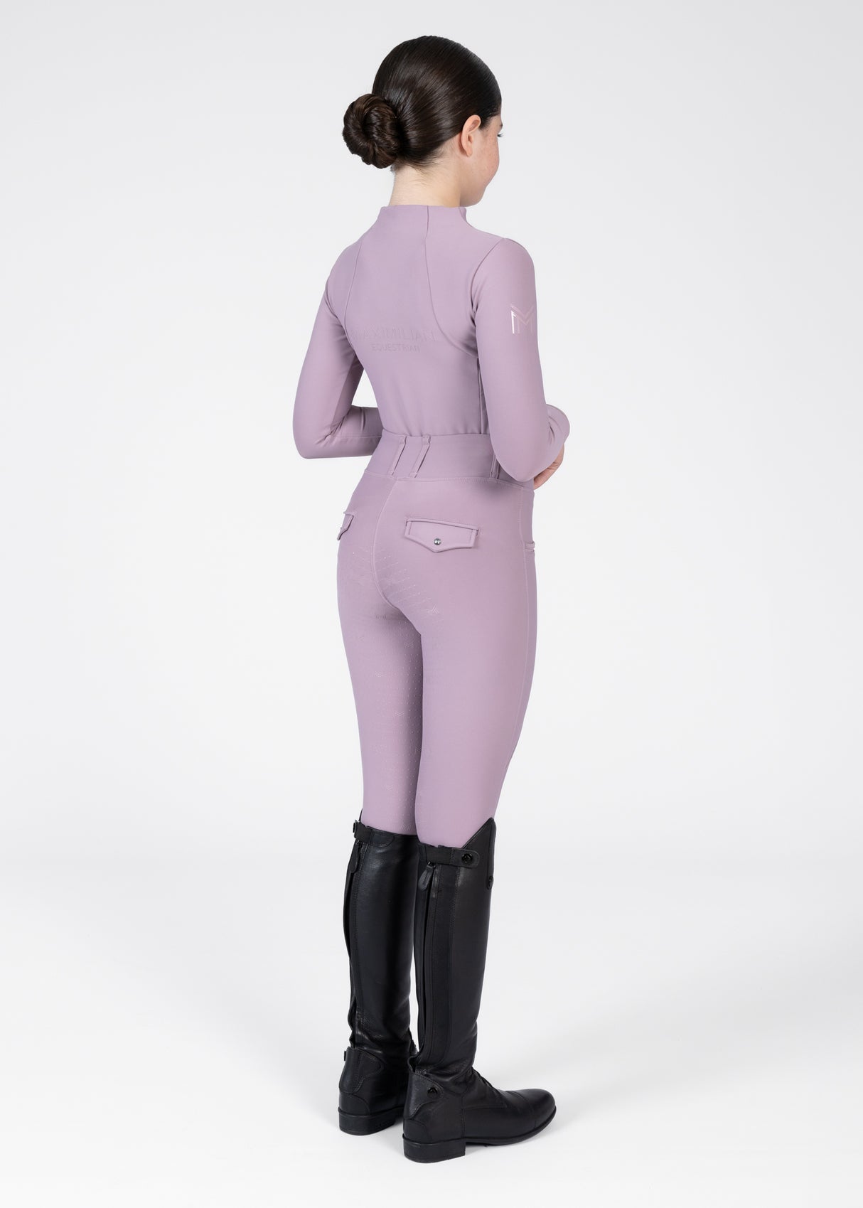 Maximilian Young Rider Pro Riding Leggings Orchid
