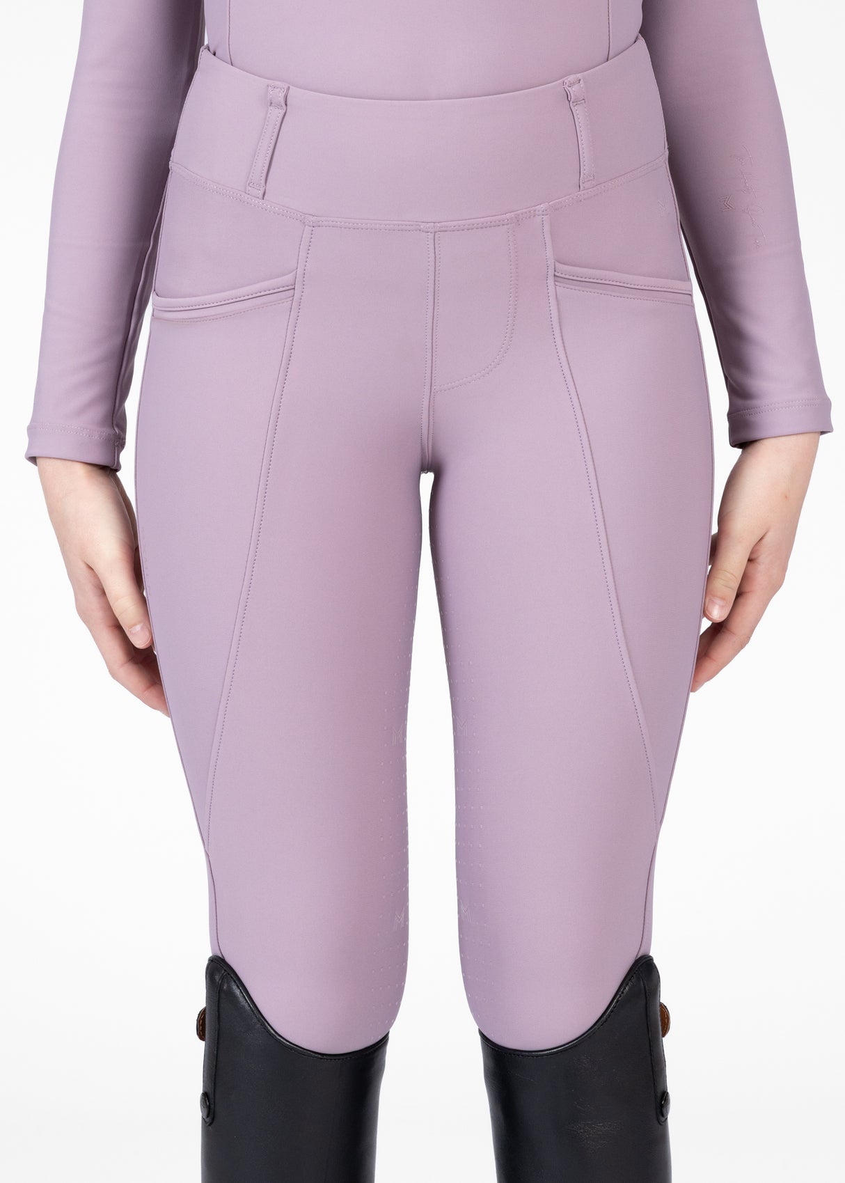 Maximilian Young Rider Pro Riding Leggings Orchid