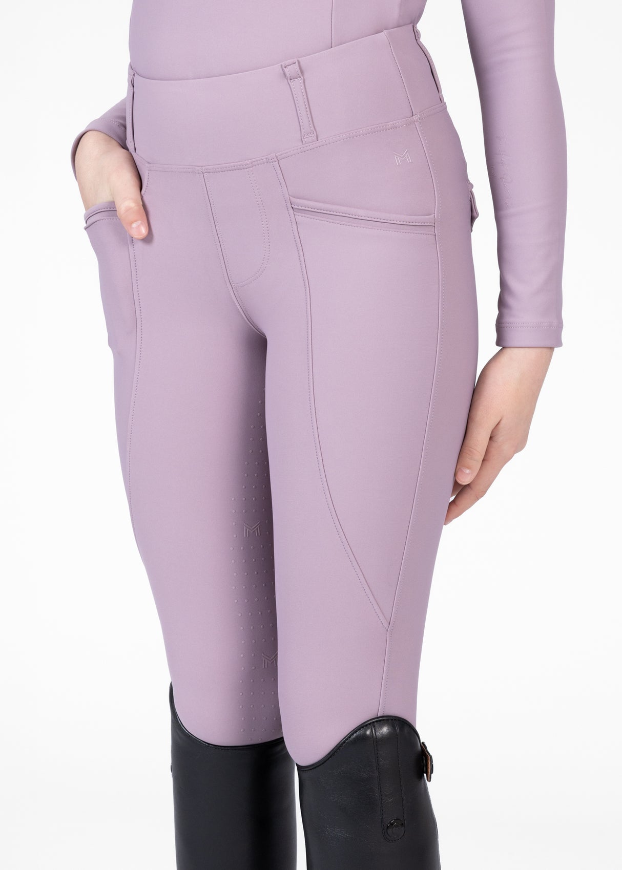 Maximilian Young Rider Pro Riding Leggings Orchid