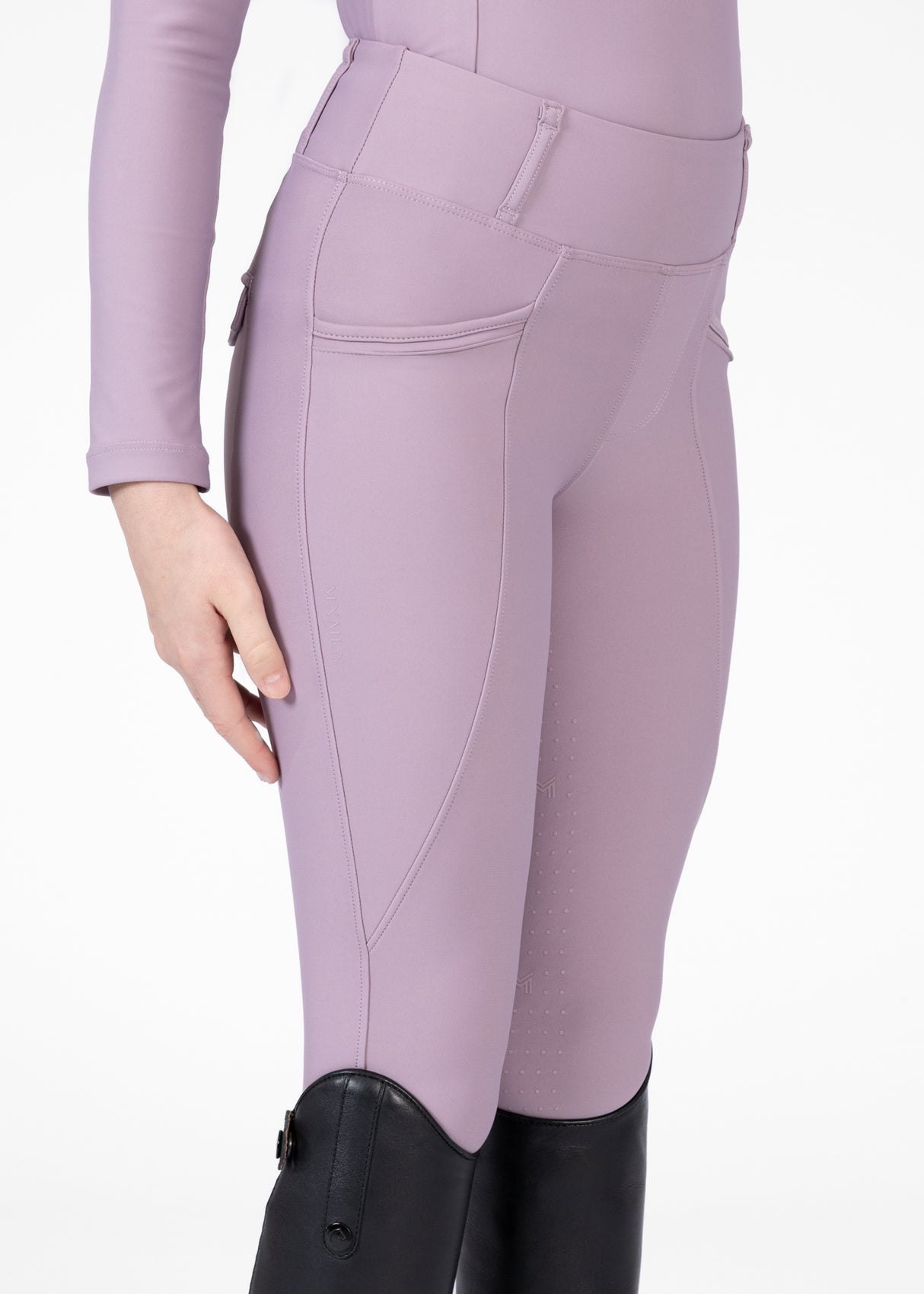 Maximilian Young Rider Pro Riding Leggings Orchid
