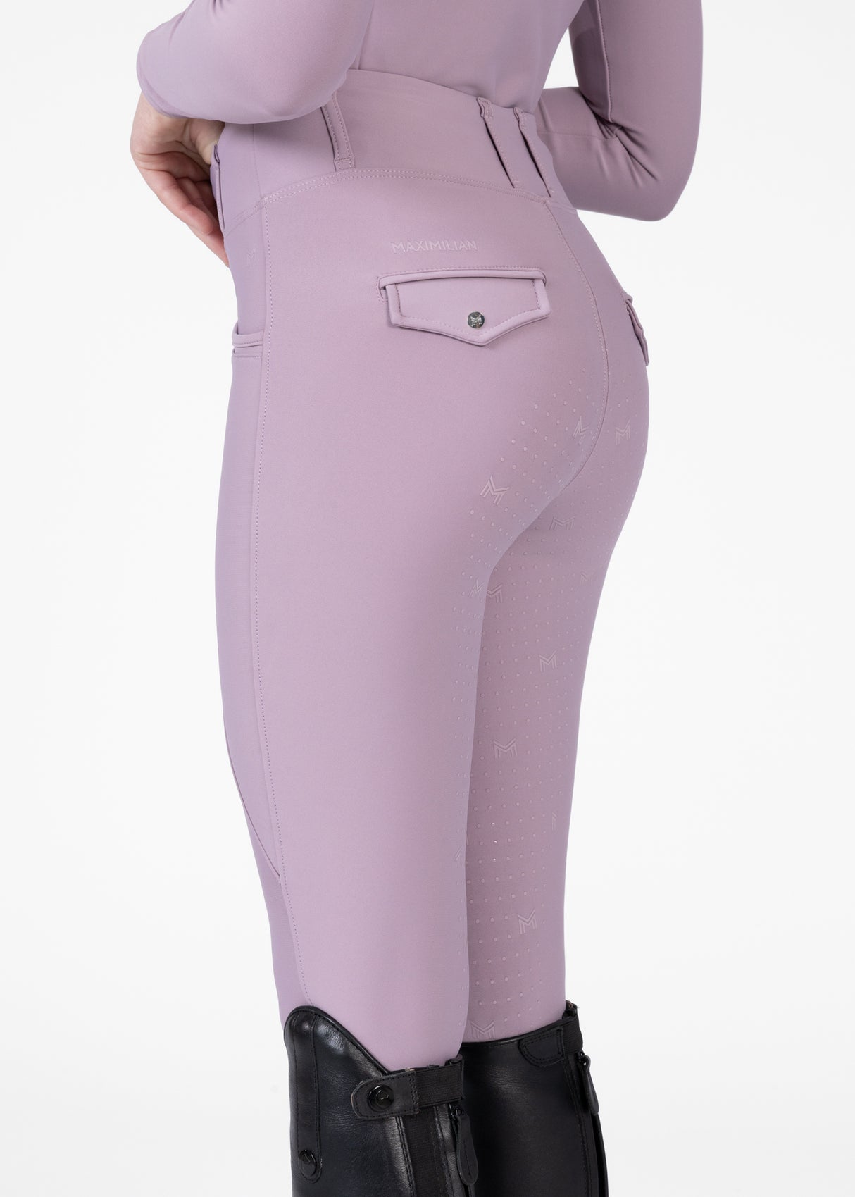 Maximilian Young Rider Pro Riding Leggings Orchid