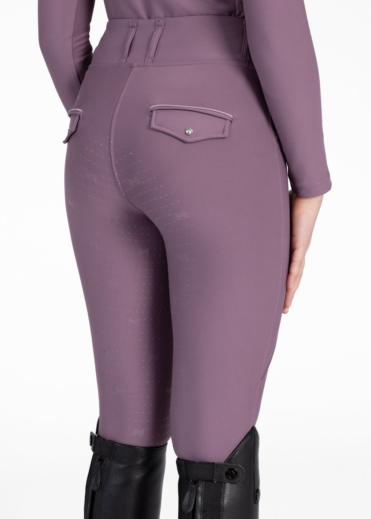 Maximilian Young Rider Pro Riding Leggings Plum