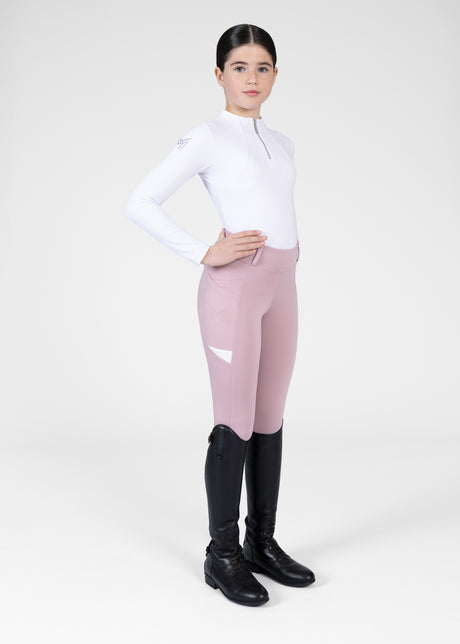 Maximilian Young Rider Tech Riding Leggings Mauve