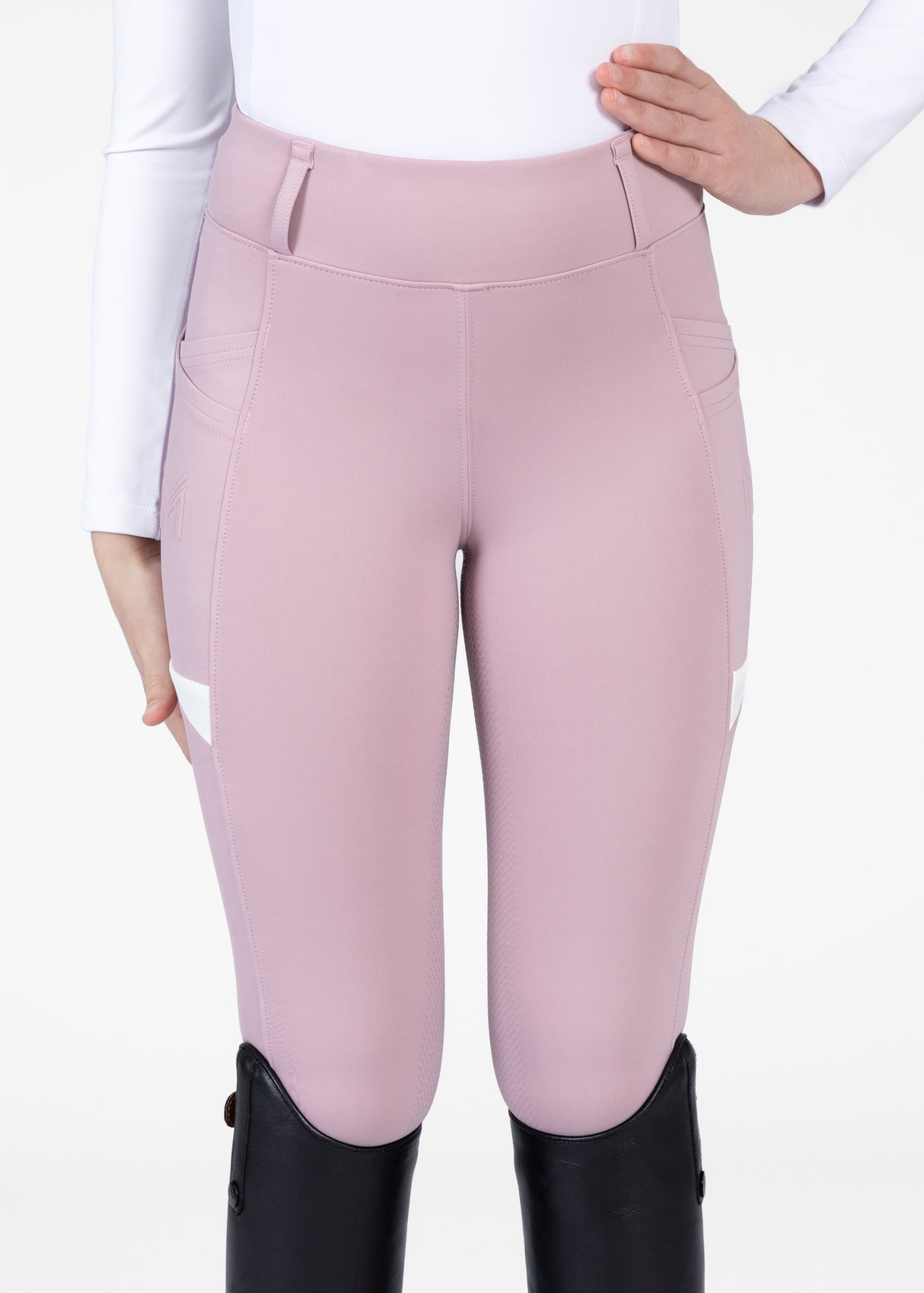 Maximilian Young Rider Tech Riding Leggings Mauve