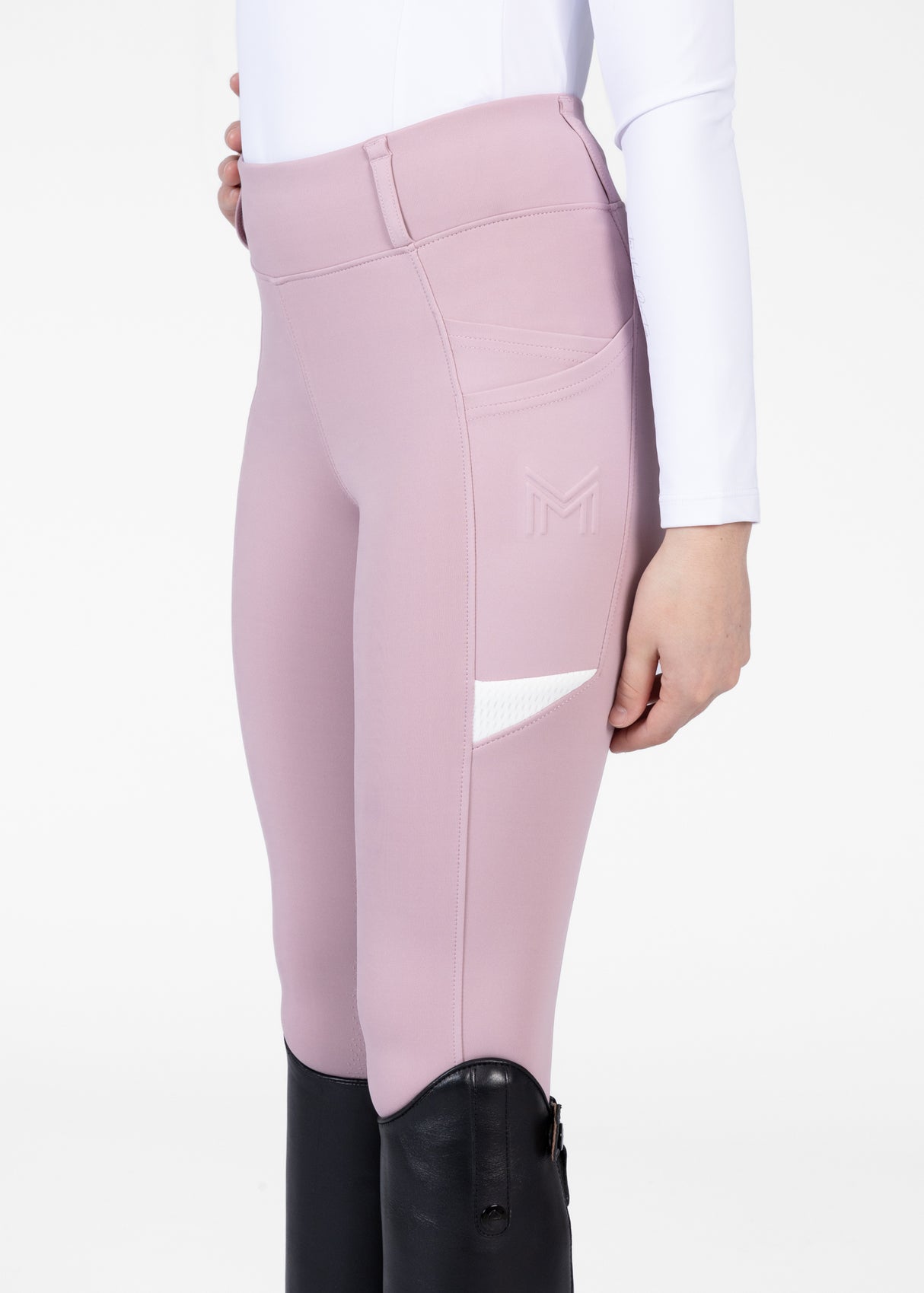 Maximilian Young Rider Tech Riding Leggings Mauve
