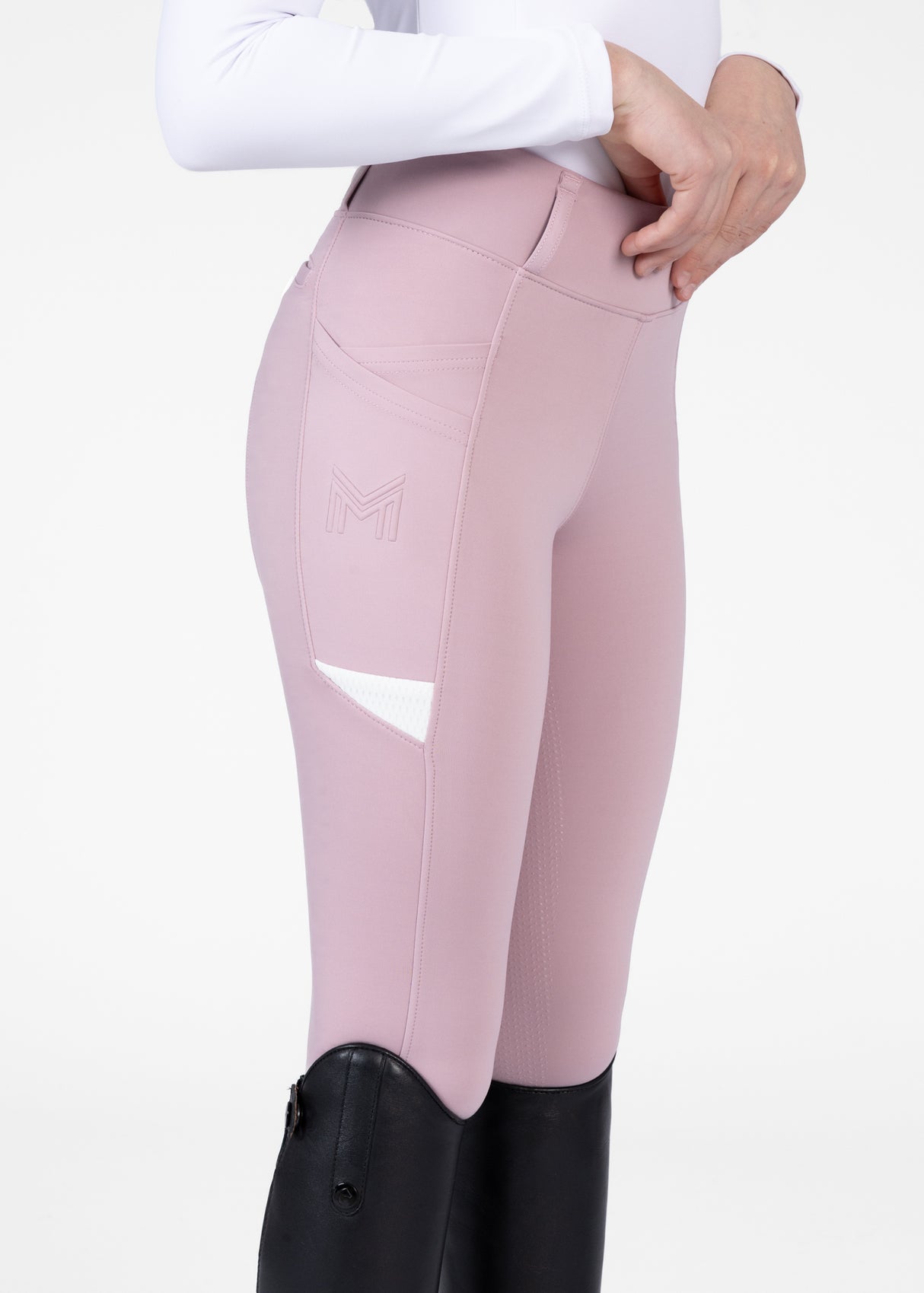 Maximilian Young Rider Tech Riding Leggings Mauve