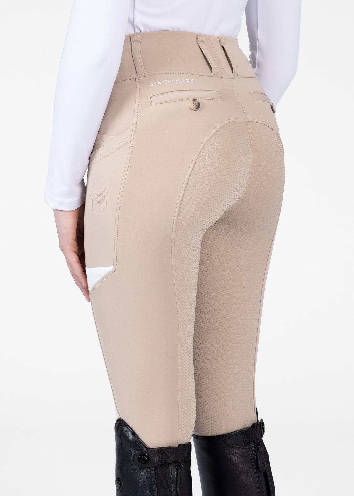 Maximilian Young Rider Tech Riding Leggings Beige