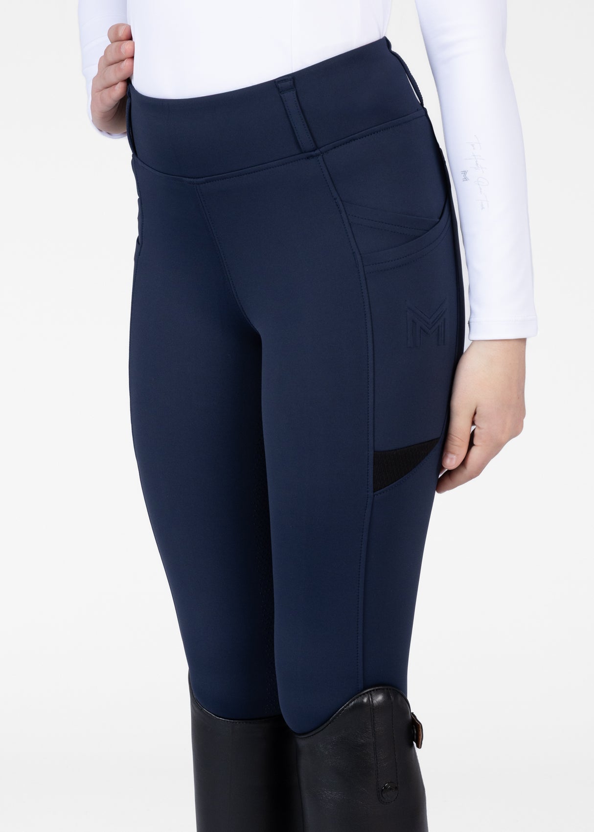 Maximilian Young Rider Tech Riding Leggings Navy