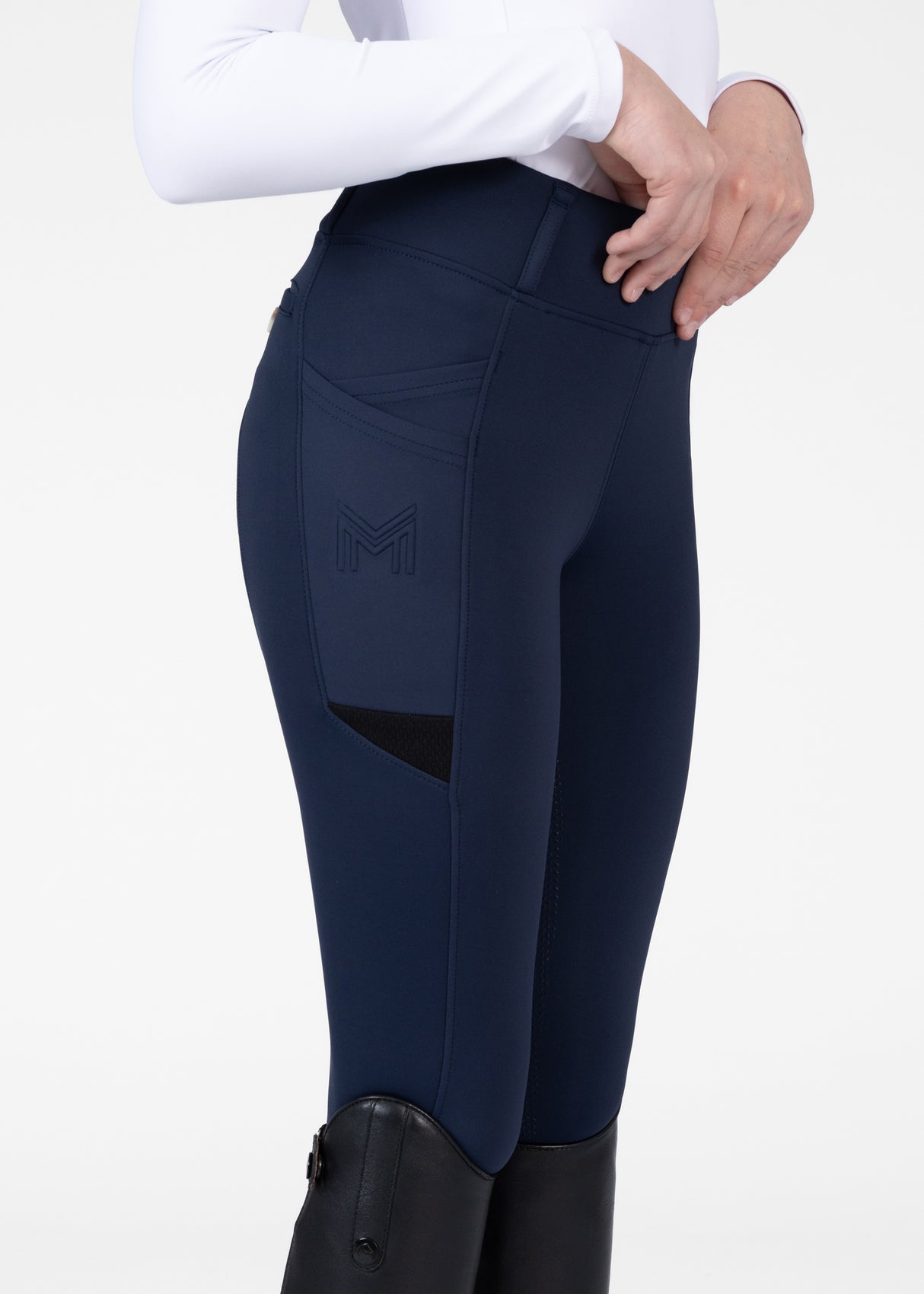 Maximilian Young Rider Tech Riding Leggings Navy