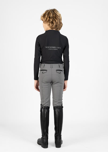 Maximilian Young Rider Performance Breeches Grey