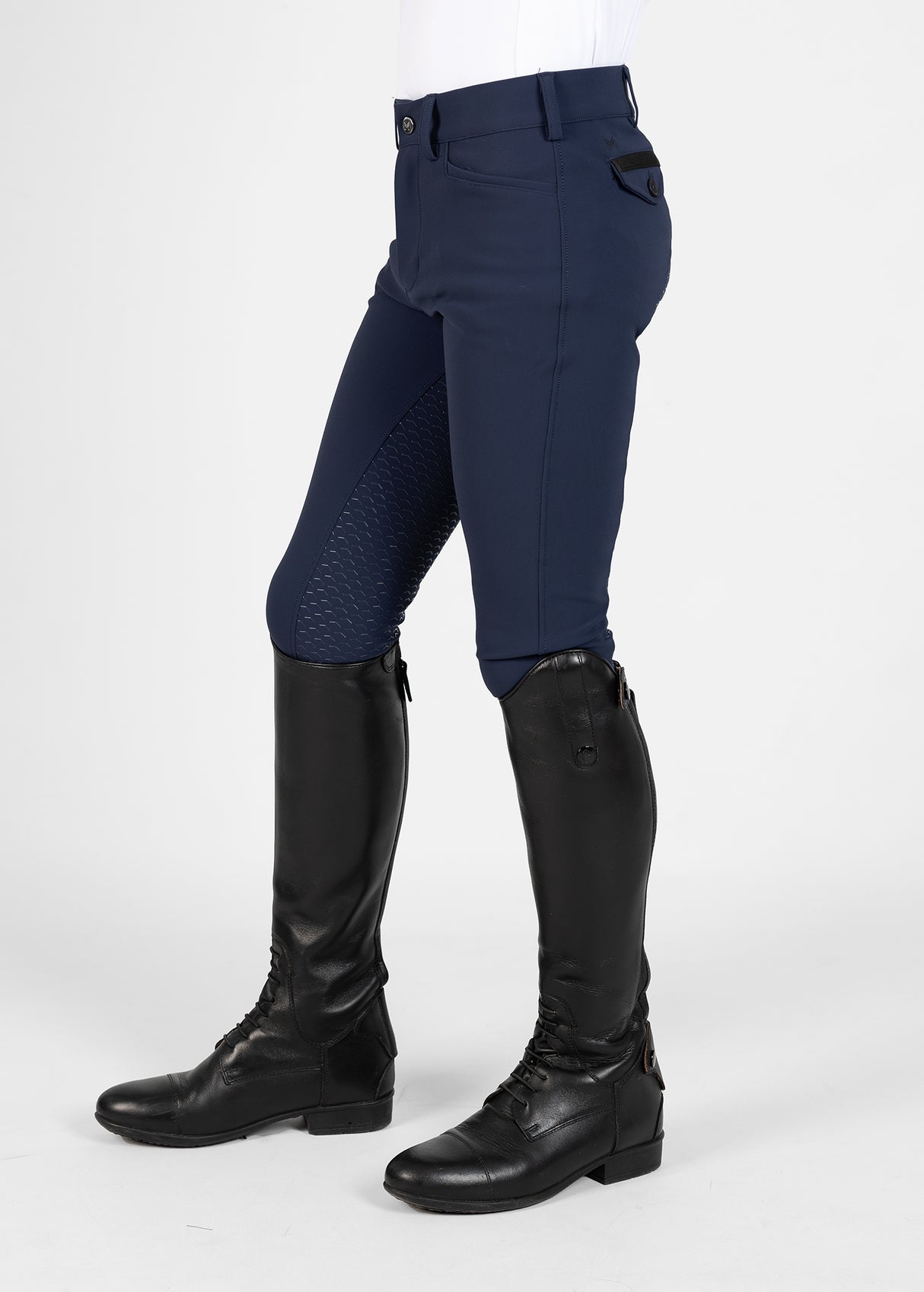 Maximilian Young Rider Performance Breeches Navy