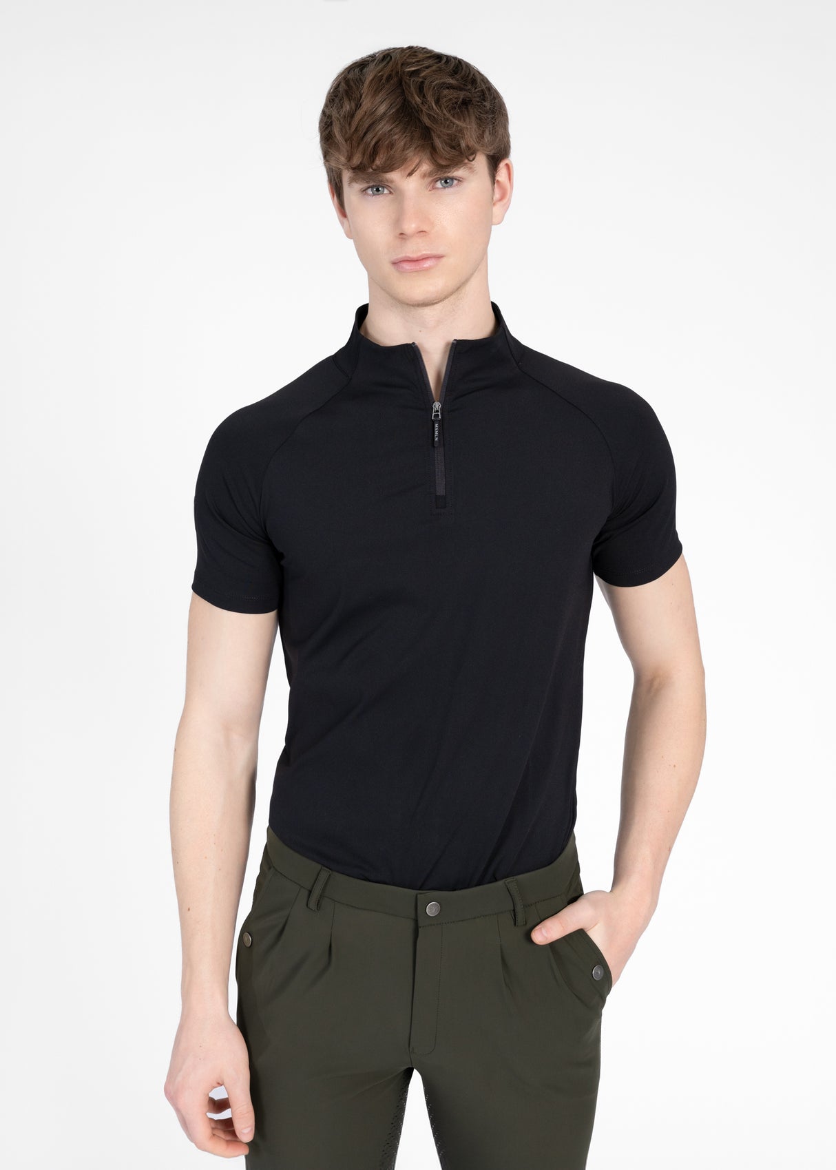 Maximilian Code Short Sleeve Base Layer Black