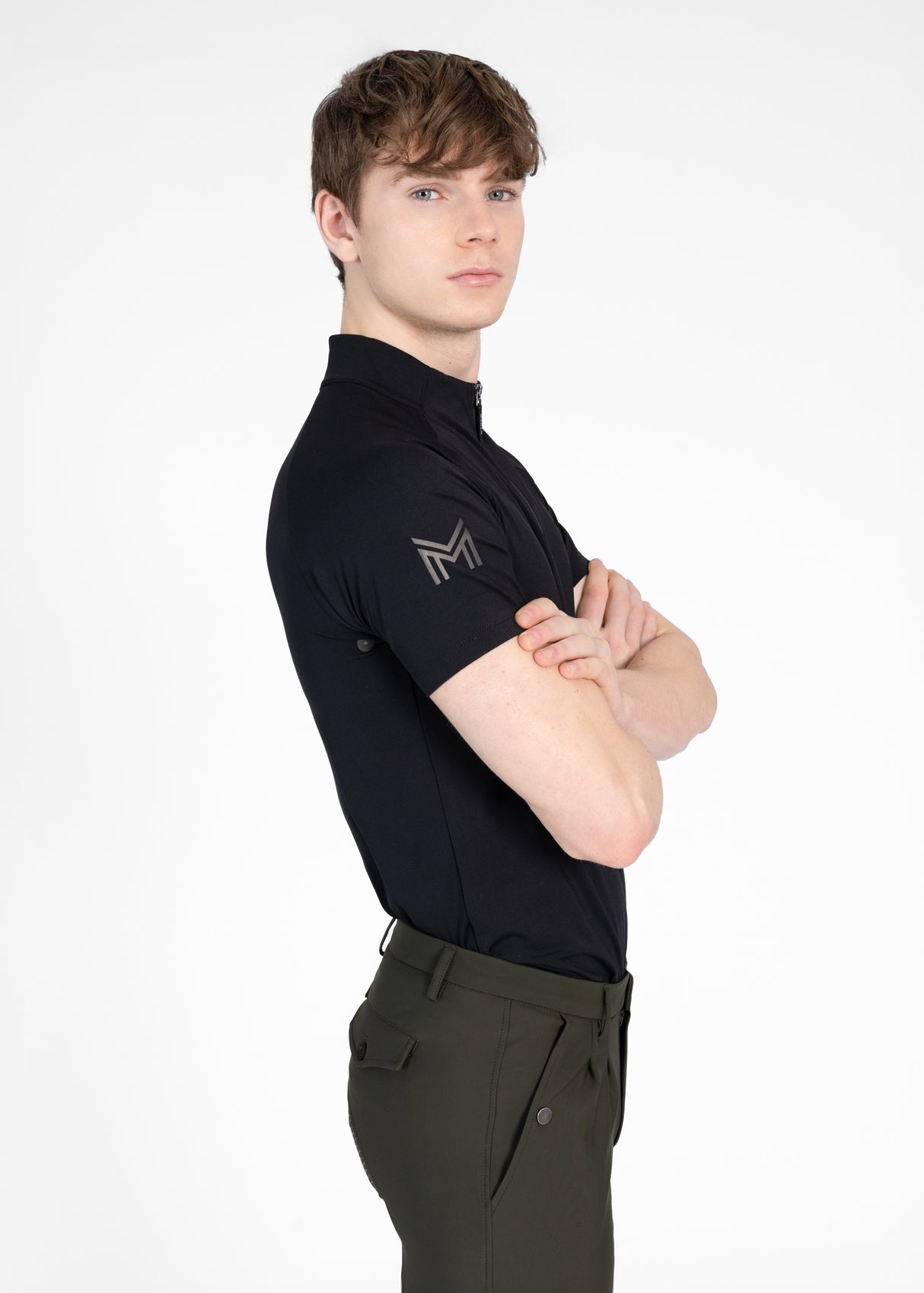 Maximilian Code Short Sleeve Base Layer Black
