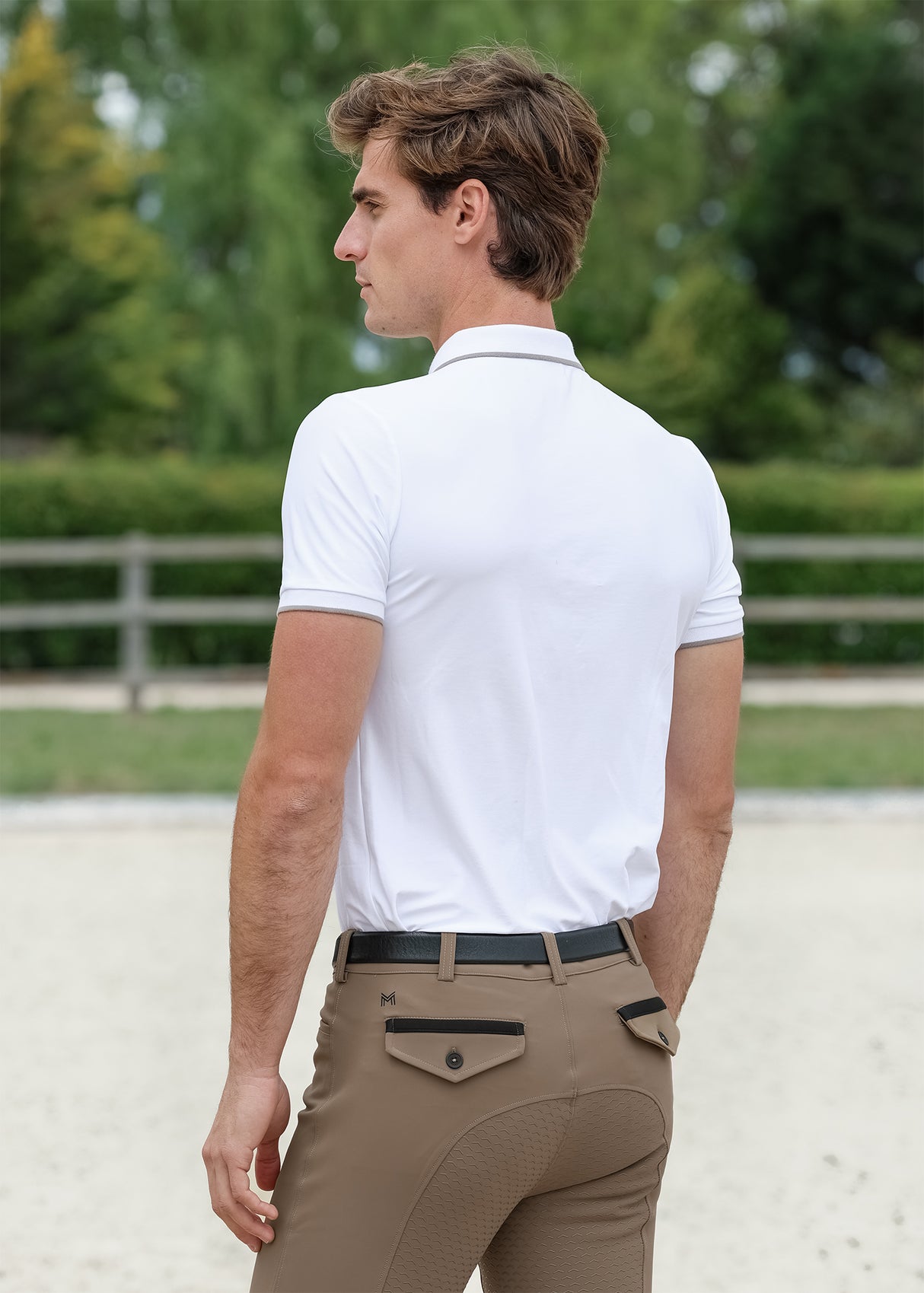 Maximilian Core Polo Shirt White