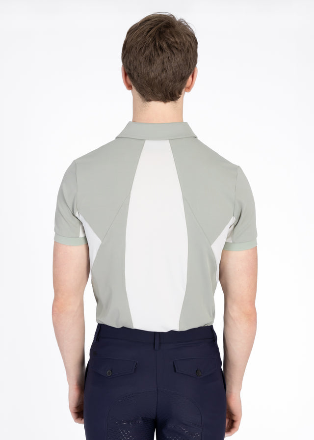Maximilian Cross Polo Shirt Laurel