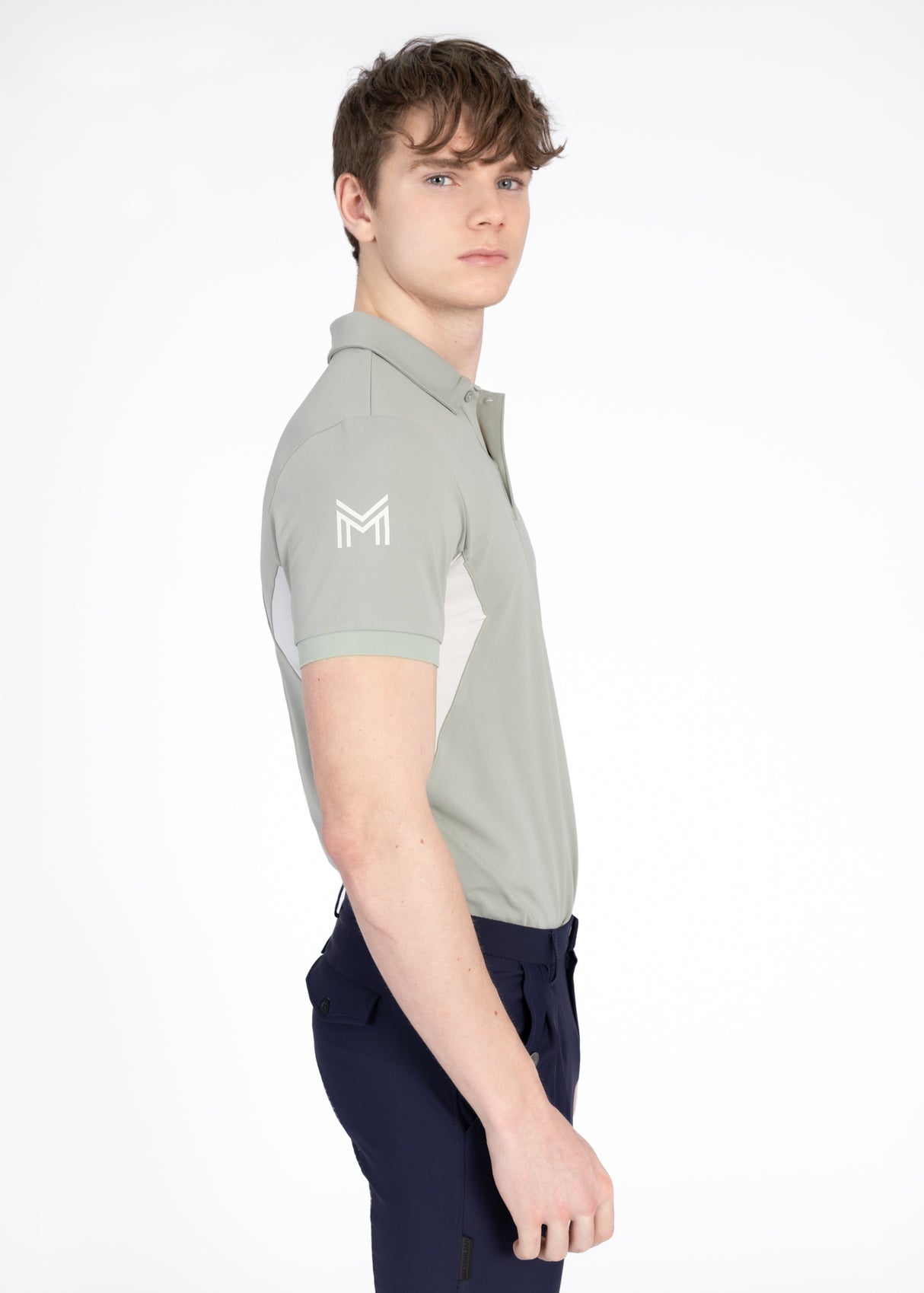 Maximilian Cross Polo Shirt Laurel
