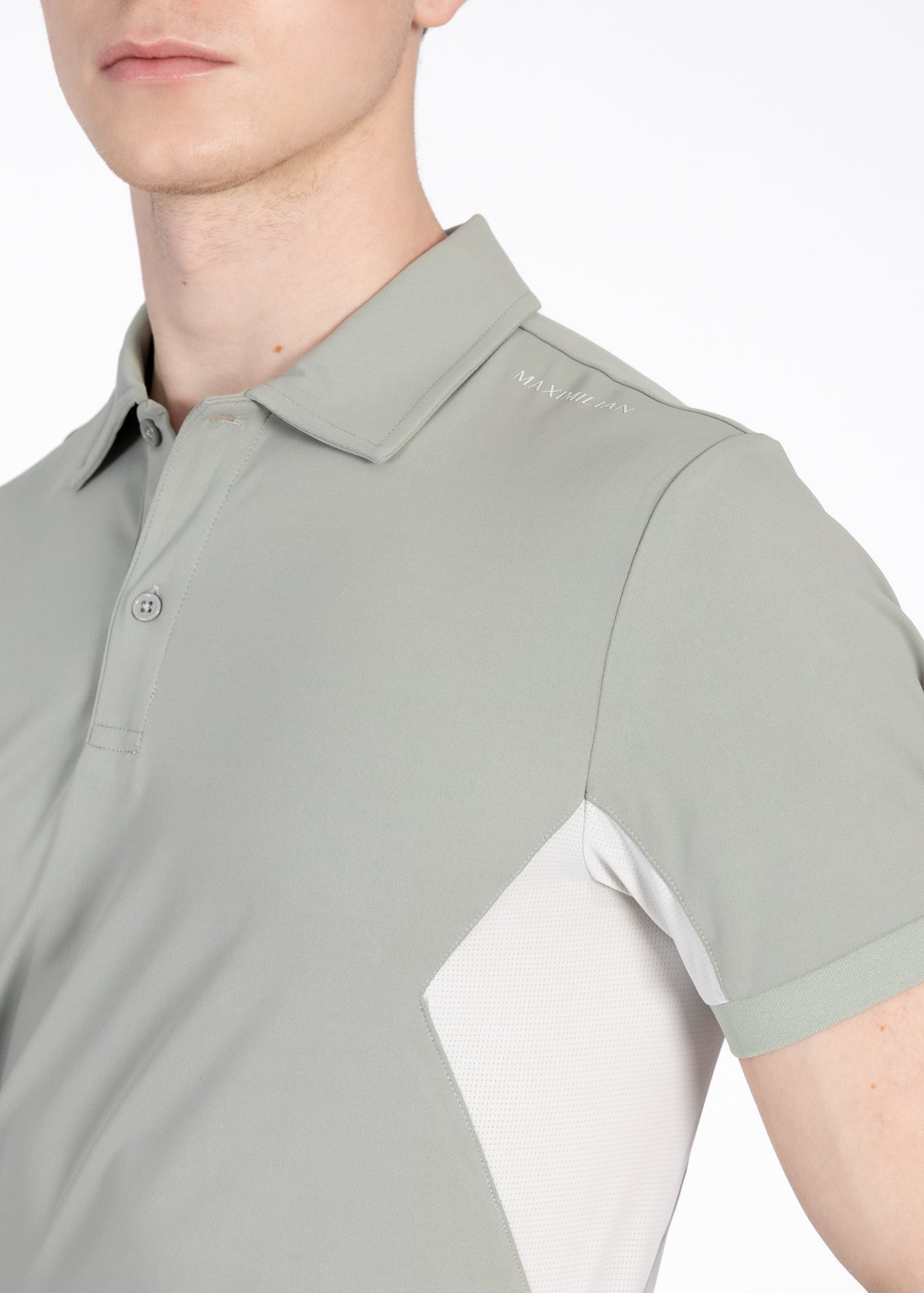 Maximilian Cross Polo Shirt Laurel