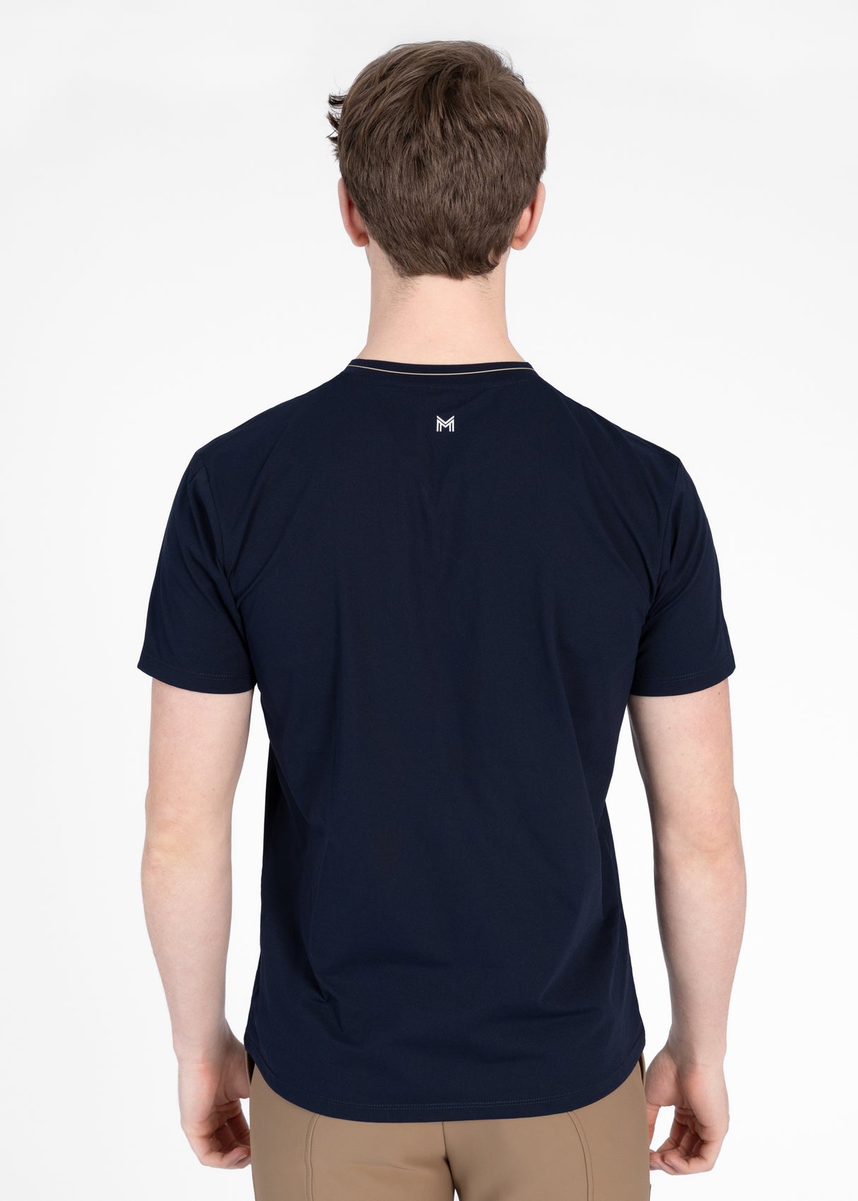 Maximilian Step Technical T-Shirt Navy