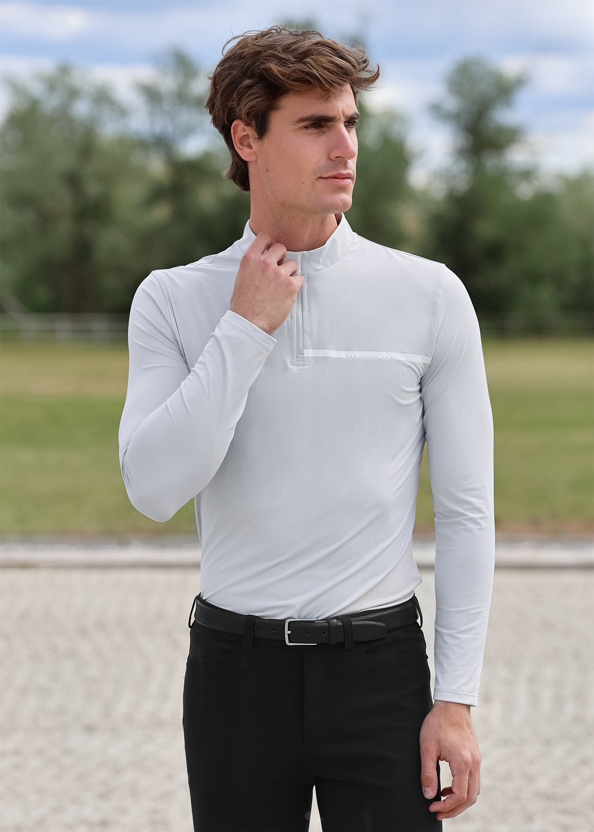 Maximilian Men Sunblocker Shirt Glacier