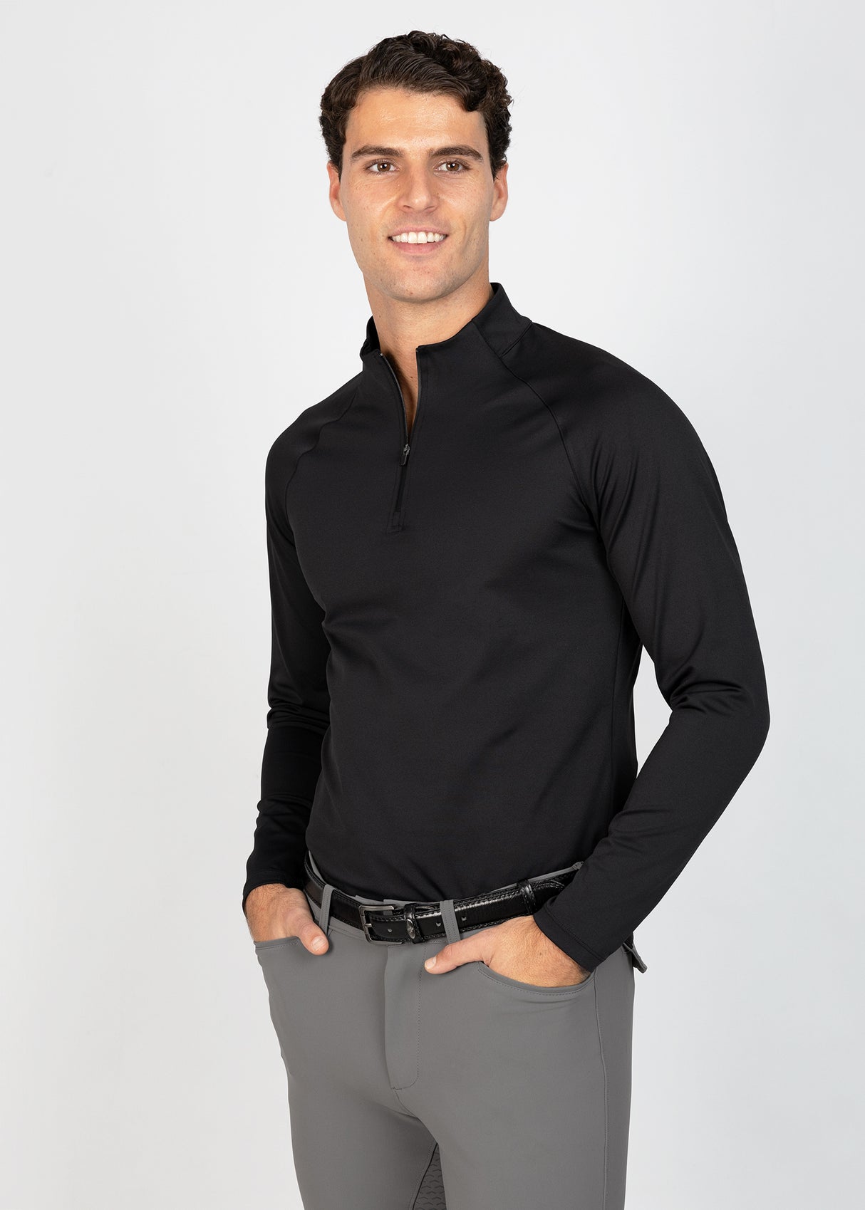 Maximilian Code Long Sleeve Base Layer Black