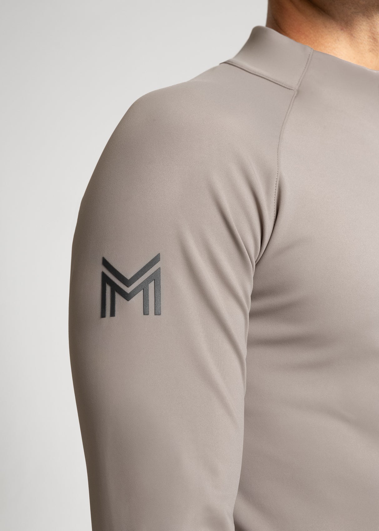 Maximilian Code Long Sleeve Base Layer Taupe