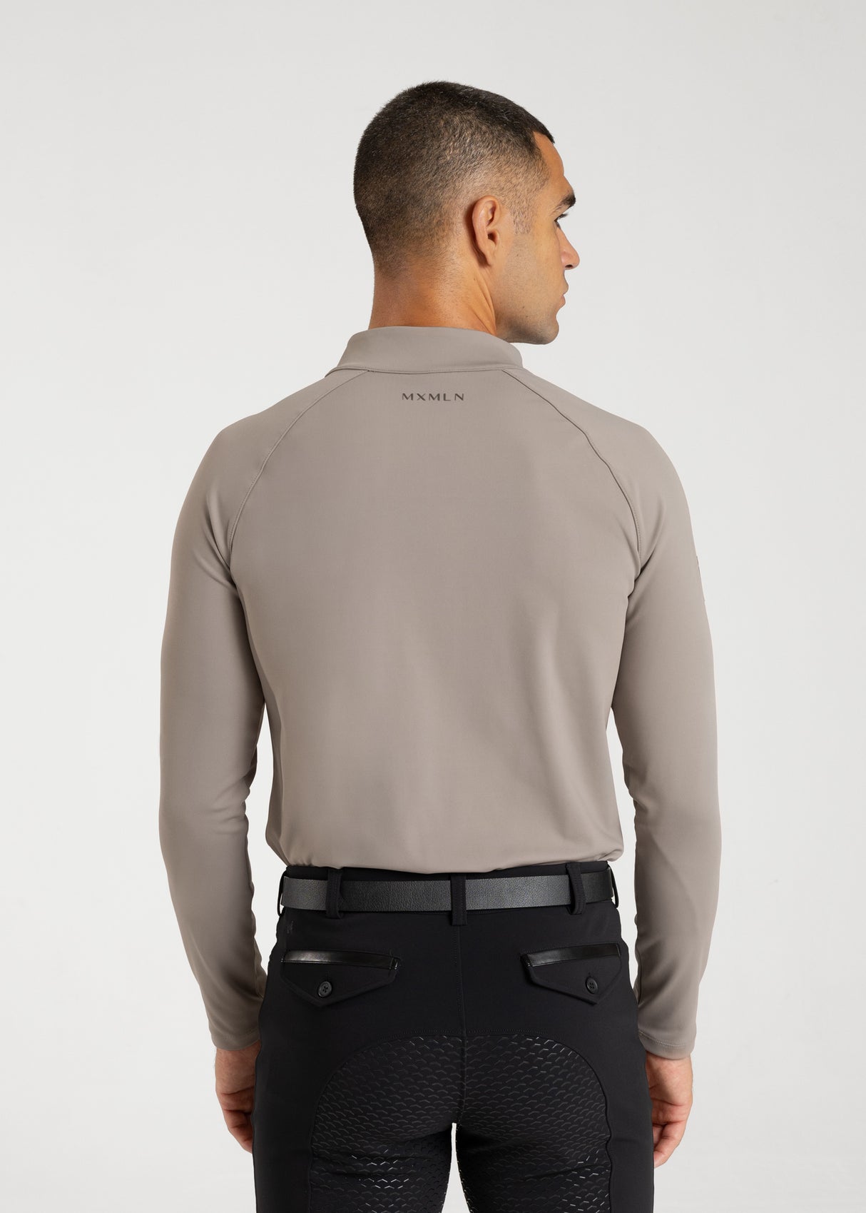 Maximilian Code Long Sleeve Base Layer Taupe