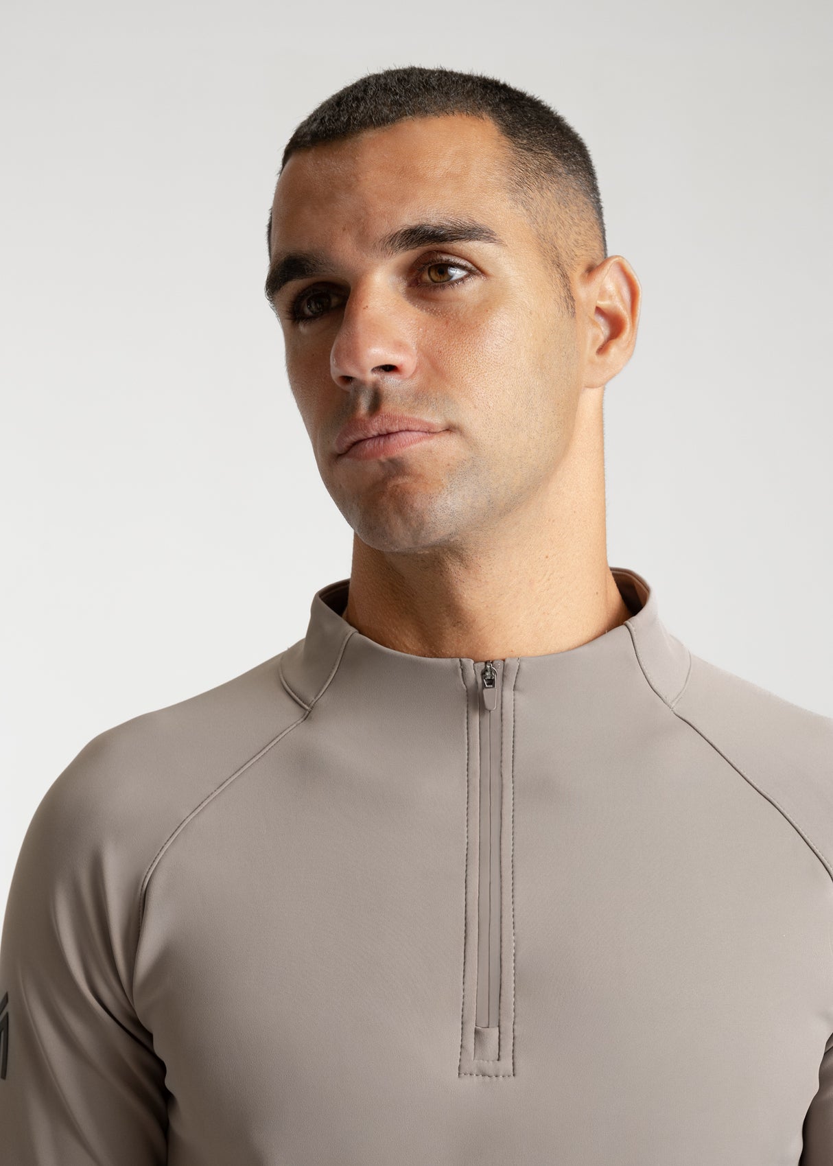 Maximilian Code Long Sleeve Base Layer Taupe