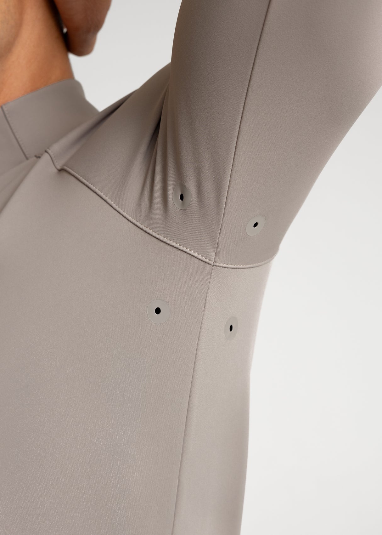 Maximilian Code Long Sleeve Base Layer Taupe