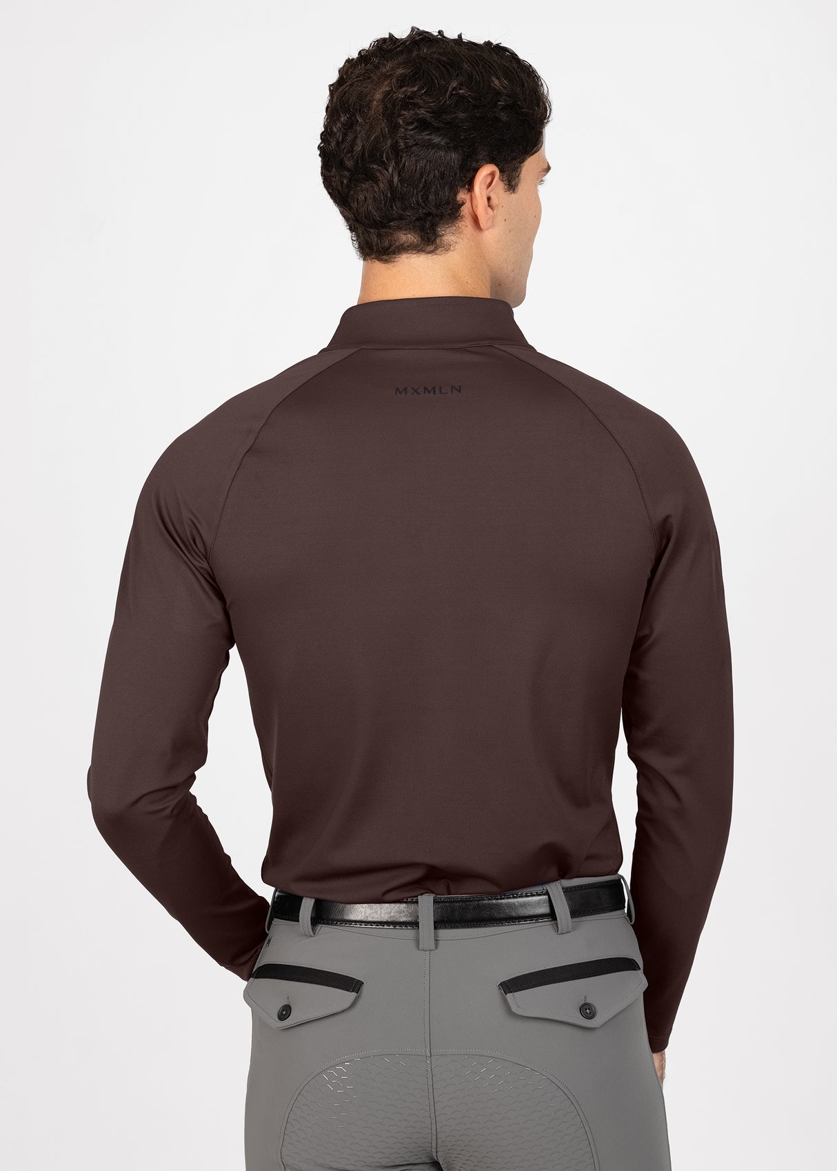 Maximilian Code Long Sleeve Base Layer Chocolate