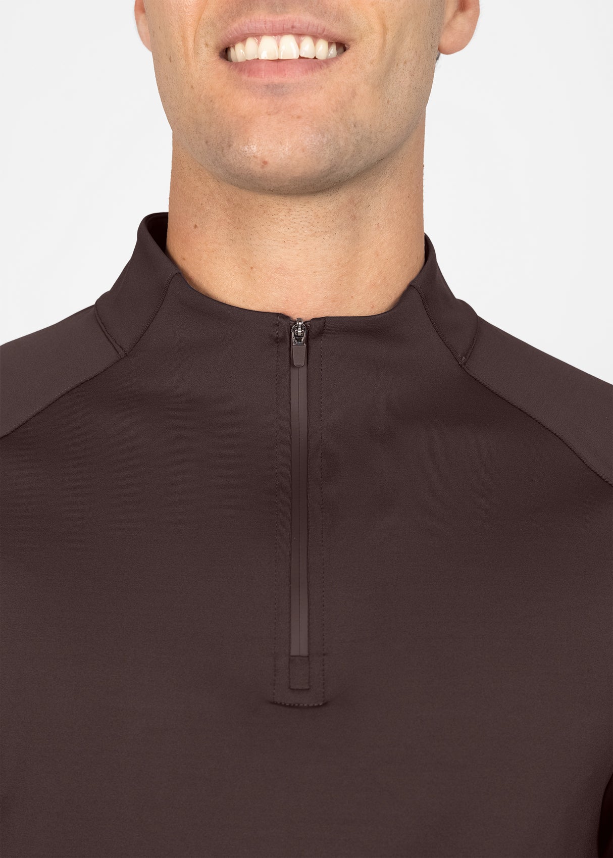 Maximilian Code Long Sleeve Base Layer Chocolate